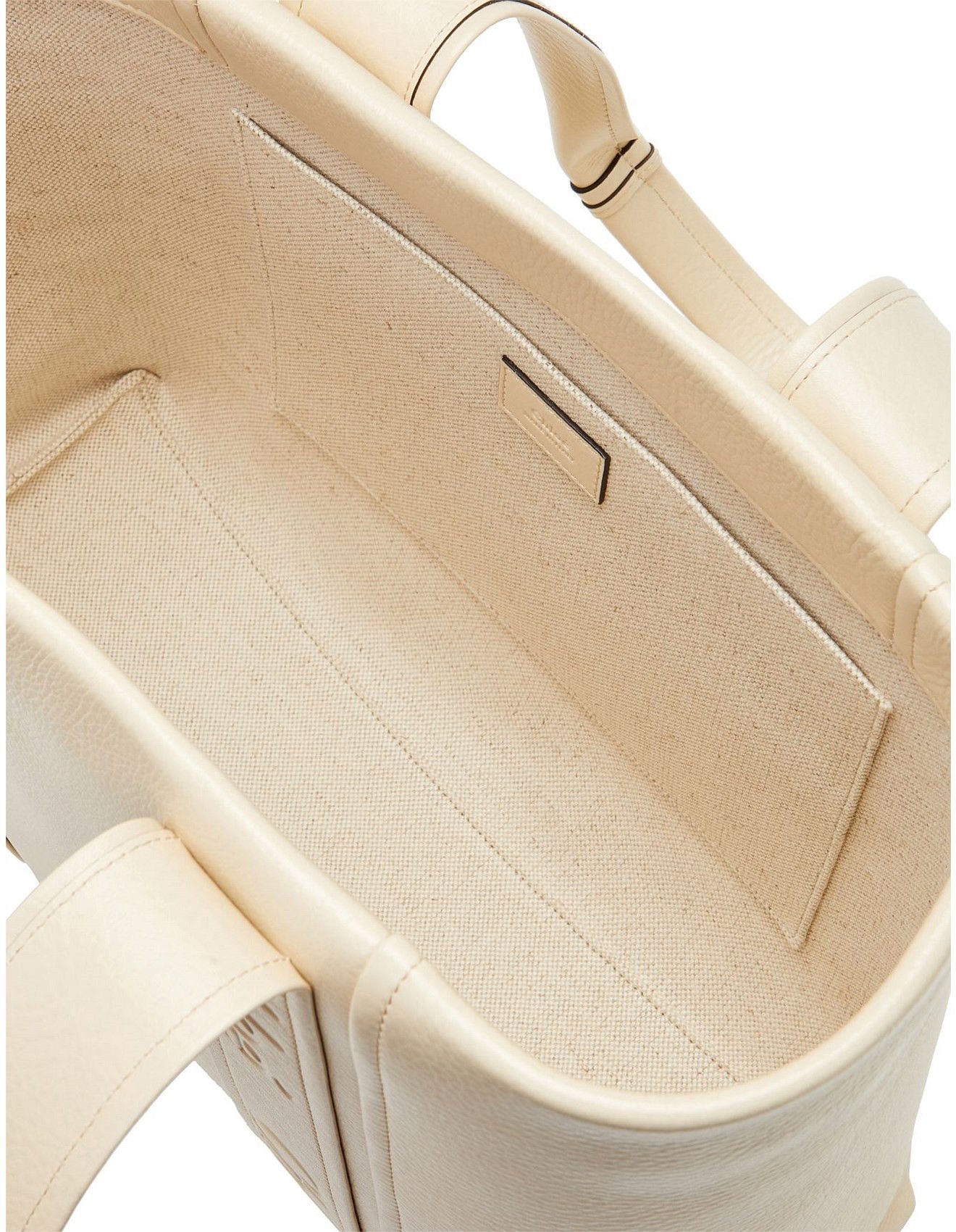 Chloe oc11z0525 Size: OS / Medium Woody Tote Bag in Beige Size ONE SIZE - 5 Thumbnail
