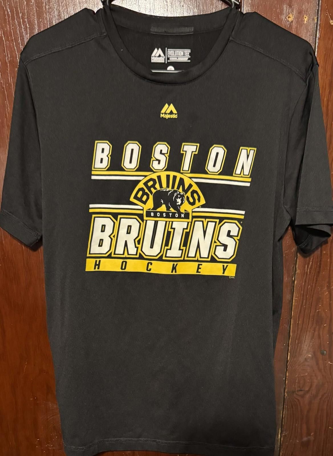 Majestic Boston Bruins Majestic T-Shirt Black Men's Sz S Size ONE SIZE - 1 Thumbnail