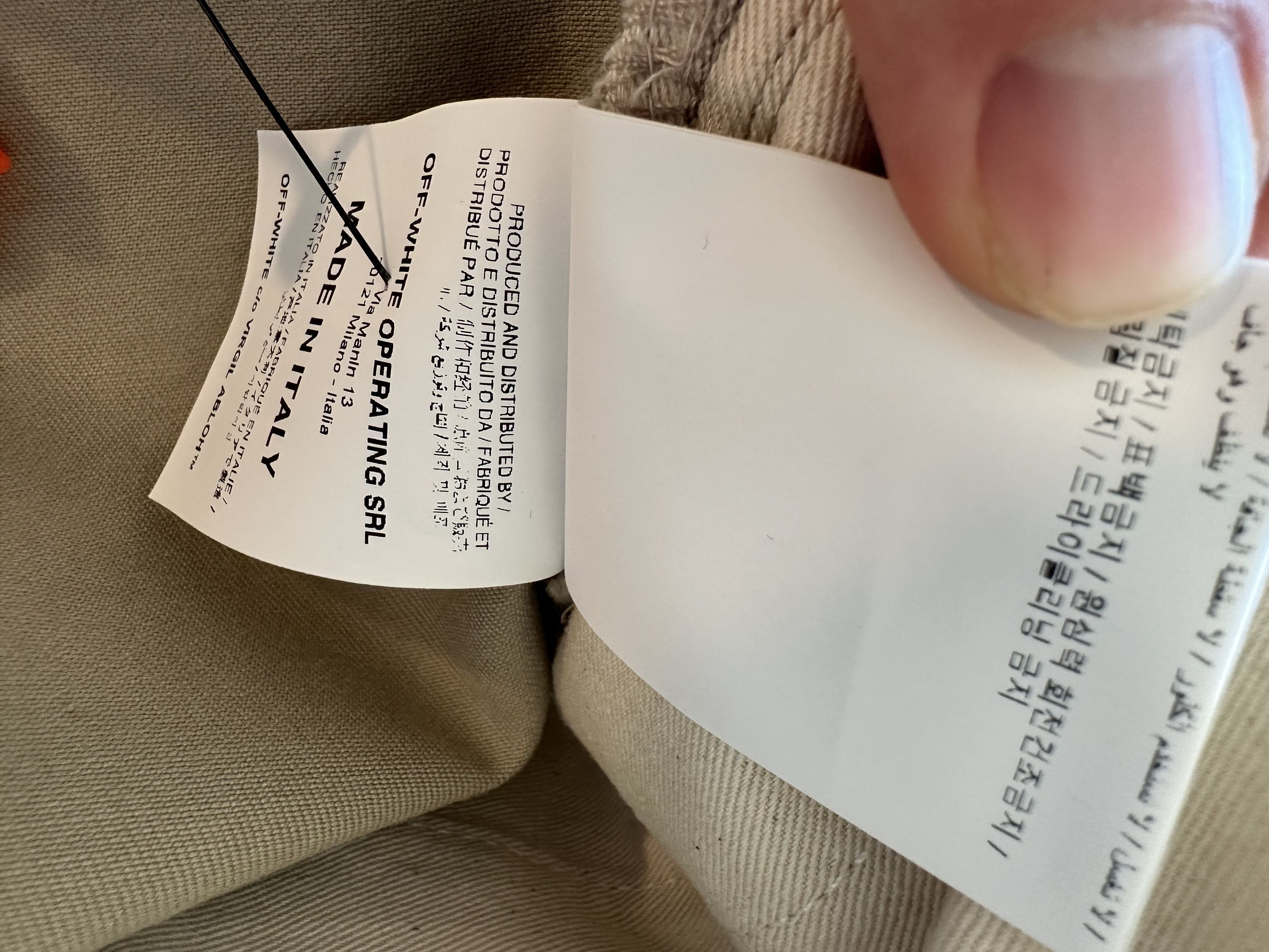 Off-White Off-White Canvas Work Pants Size US 34 / EU 50 - 15 Thumbnail