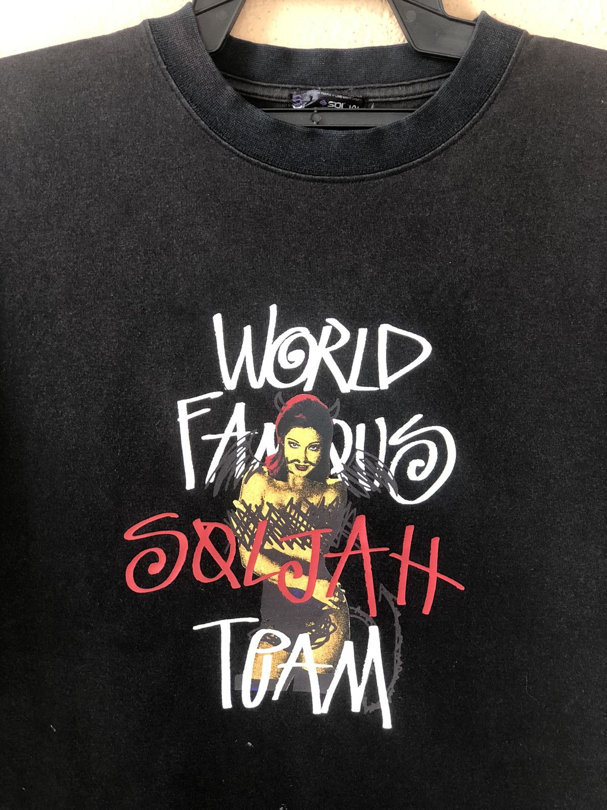 Japanese Brand × Vintage Vintage SOLJAH Streetwear Tee Size US L / EU 52-54 / 3 - 1 Thumbnail