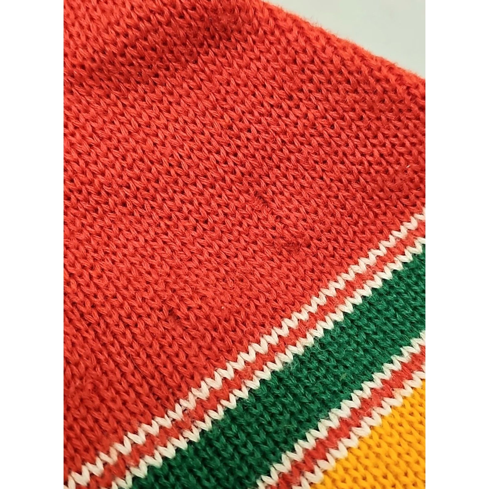 Vintage VINTAGE Wigwam Beanie Hat 100% Wool Geometric Multi Knit Unisex Adults One Size Ski Snowboarding Mens Womens Size ONE SIZE - 2 Thumbnail