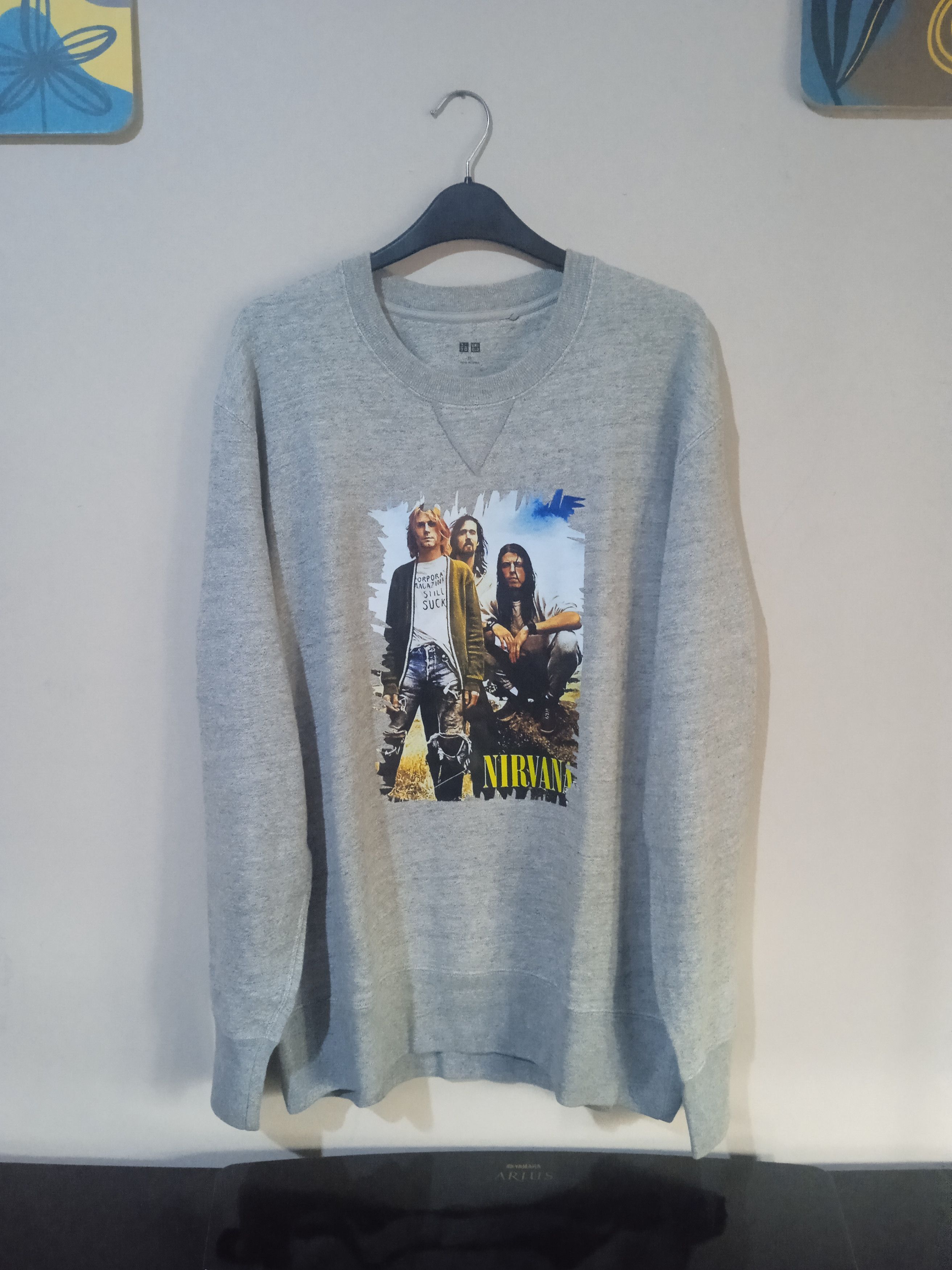 Uniqlo Uniqlo X Nirvana Sweatshirt Size US XL / EU 56 / 4 - 1 Thumbnail
