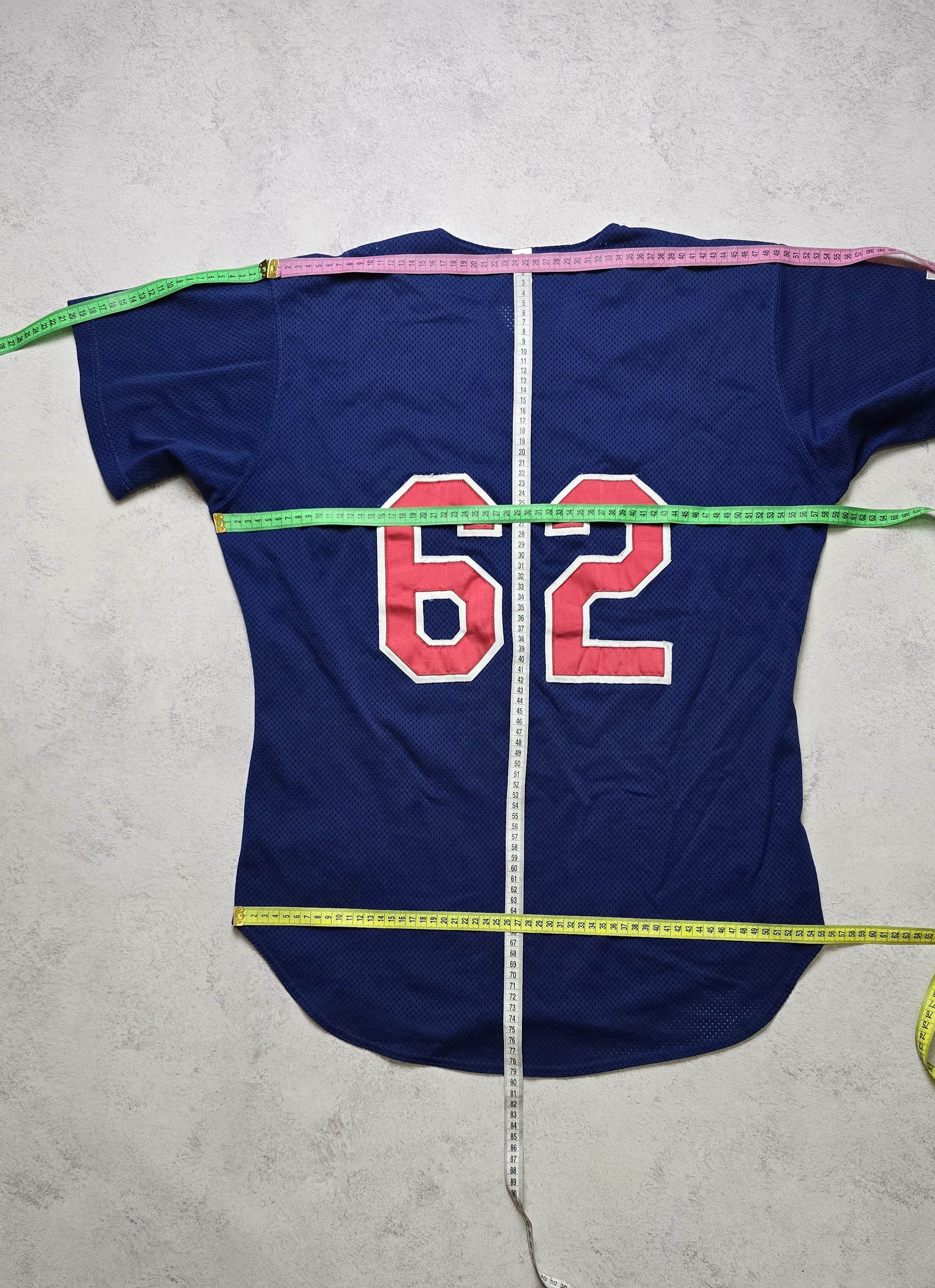 Russell Athletic Texas Rangers Team Issued BP Jersey #62 Men’s L 44 1990s USA Size US L / EU 52-54 / 3 - 4 Thumbnail