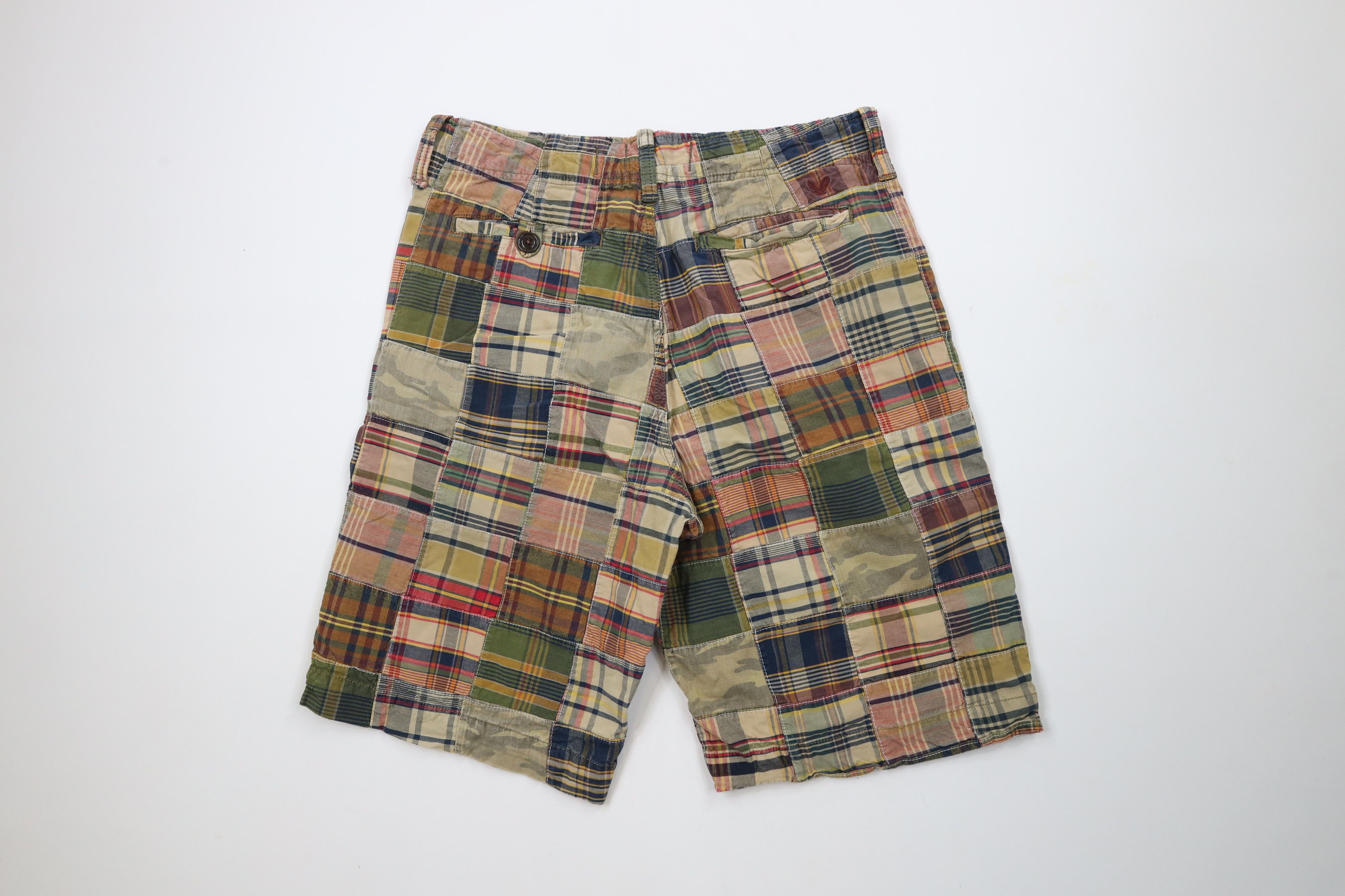 American Eagle Outfitters × Vintage Vintage American Eagle Patchwork Shorts Longer Length Size US 32 / EU 48 - 12 Thumbnail