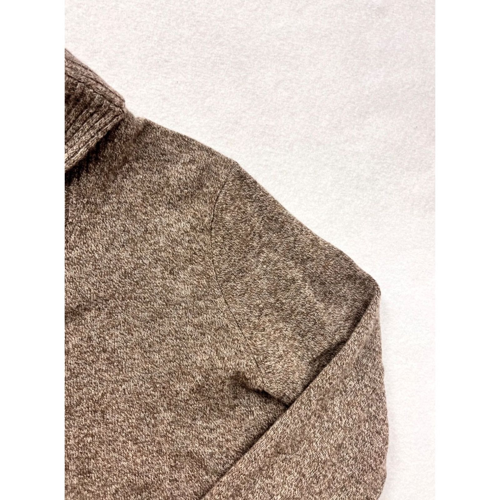J.Crew J.Crew Lambswool Shawl Collar Sweater L Brown Heather Mens Size US L / EU 52-54 / 3 - 7 Thumbnail