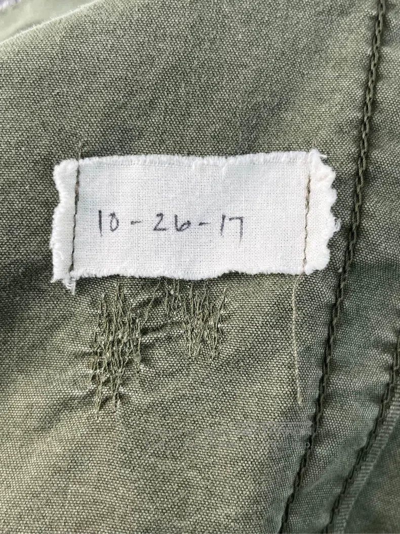 Greg Lauren Greg Lauren Mainline military fabric patchwork denim distr Size US XS / EU 42 / 0 - 4 Thumbnail