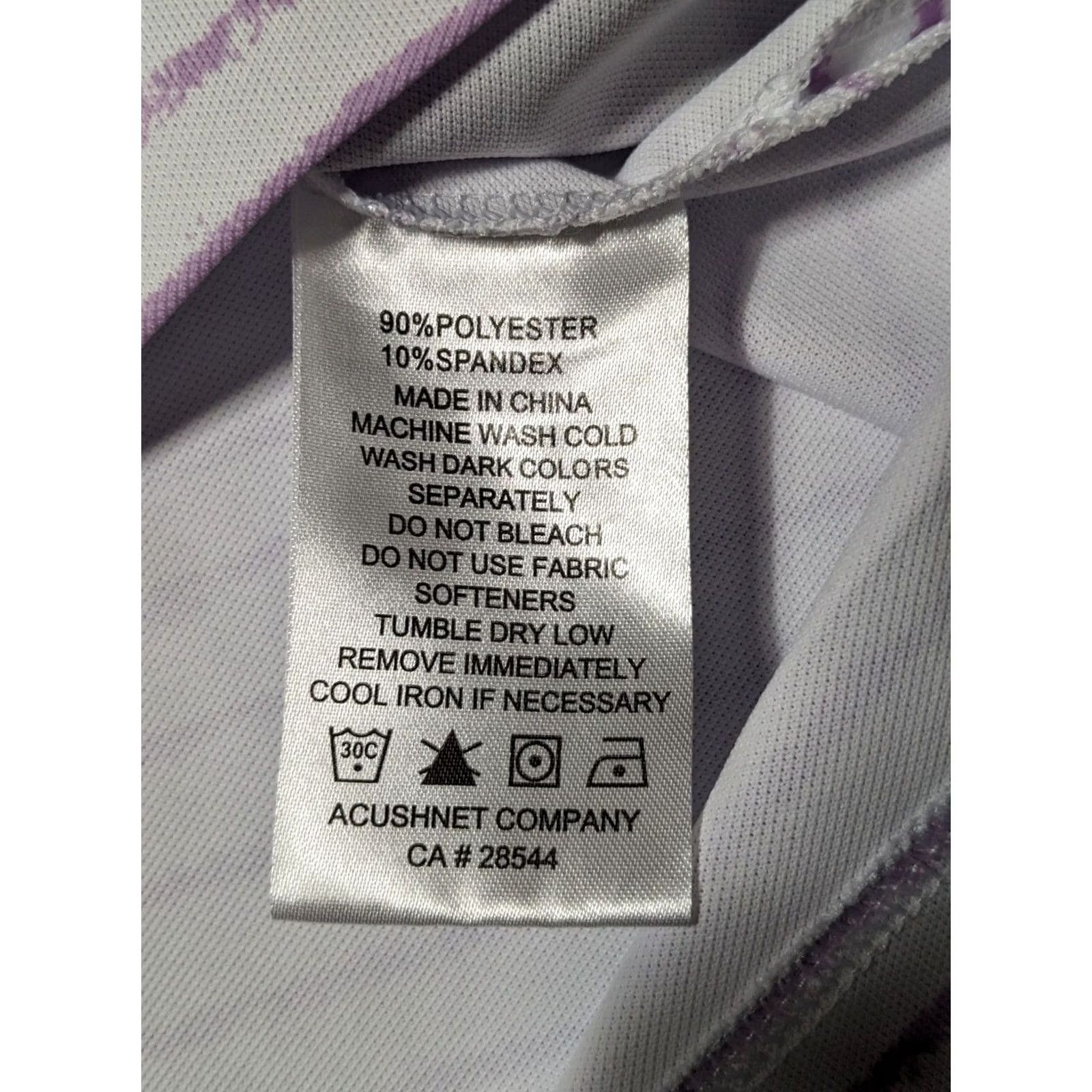 Footjoy FOOTJOY Polo Shirt Men 2XL Lavender Striped Performance Stretch Golf Shirt EUC Short Sleeve Collared Button Embroidered Logo Blue Polyester Spandex Size US XXL / EU 58 / 5 - 6 Thumbnail