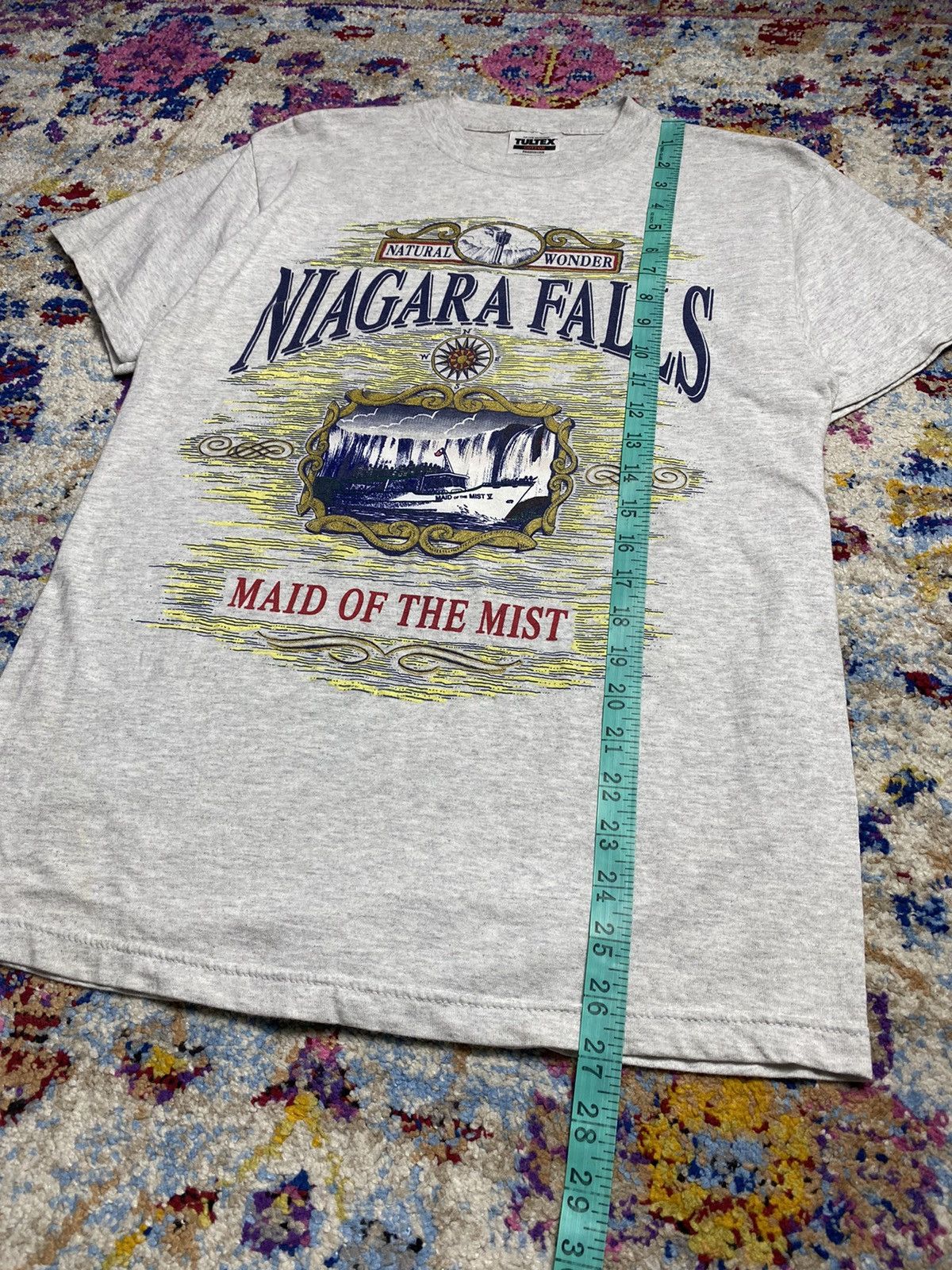 Other × Tultex × Vintage 90s Tultex Tag Niagara Falls Maid of the Mist Outdoor Nature Size US M / EU 48-50 / 2 - 6 Thumbnail