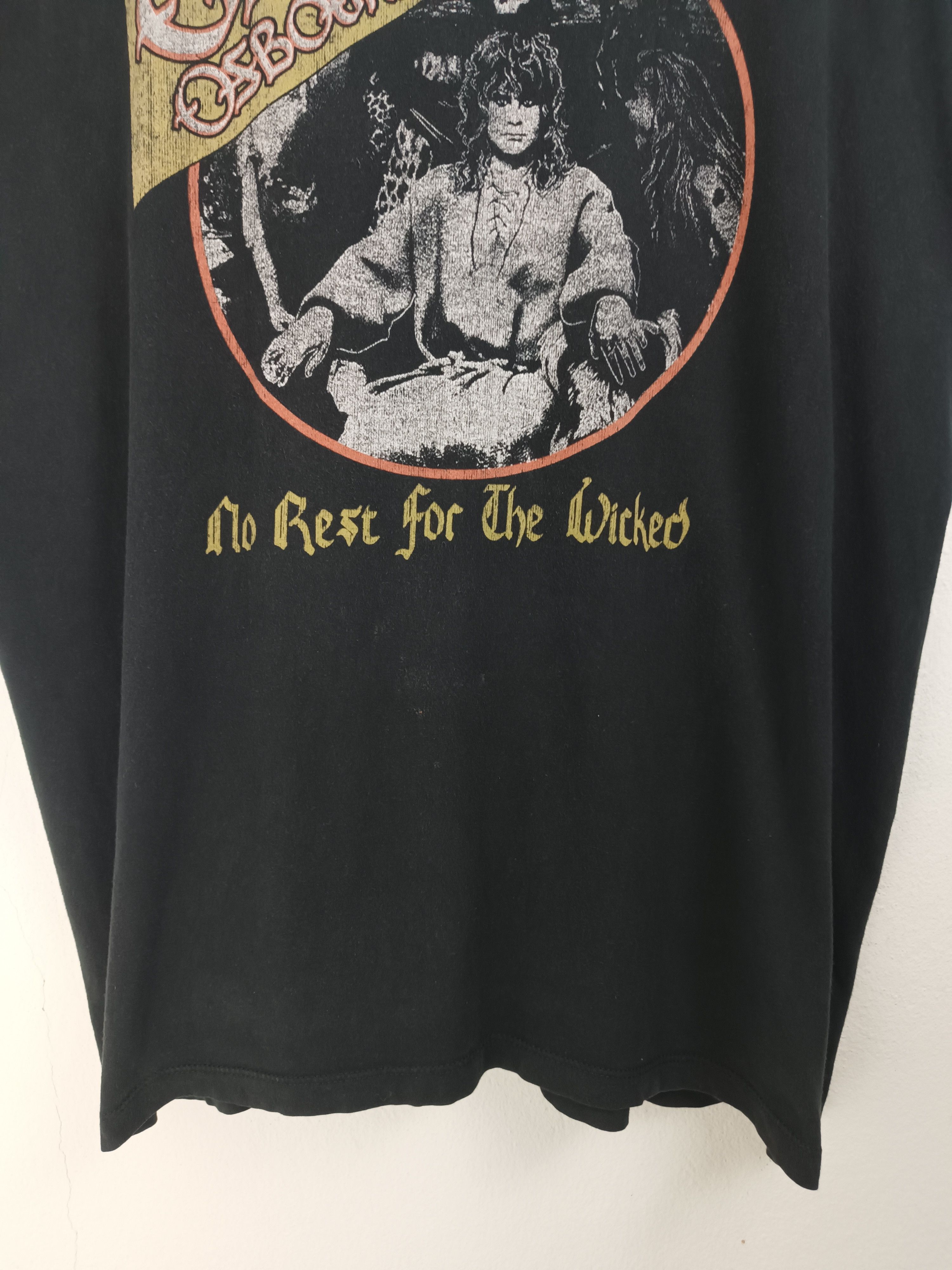 Vintage VINTAGE OZZY OSBOURNE BLACK SABBATH FADED TEE KISS DIO Size US XL / EU 56 / 4 - 7 Thumbnail