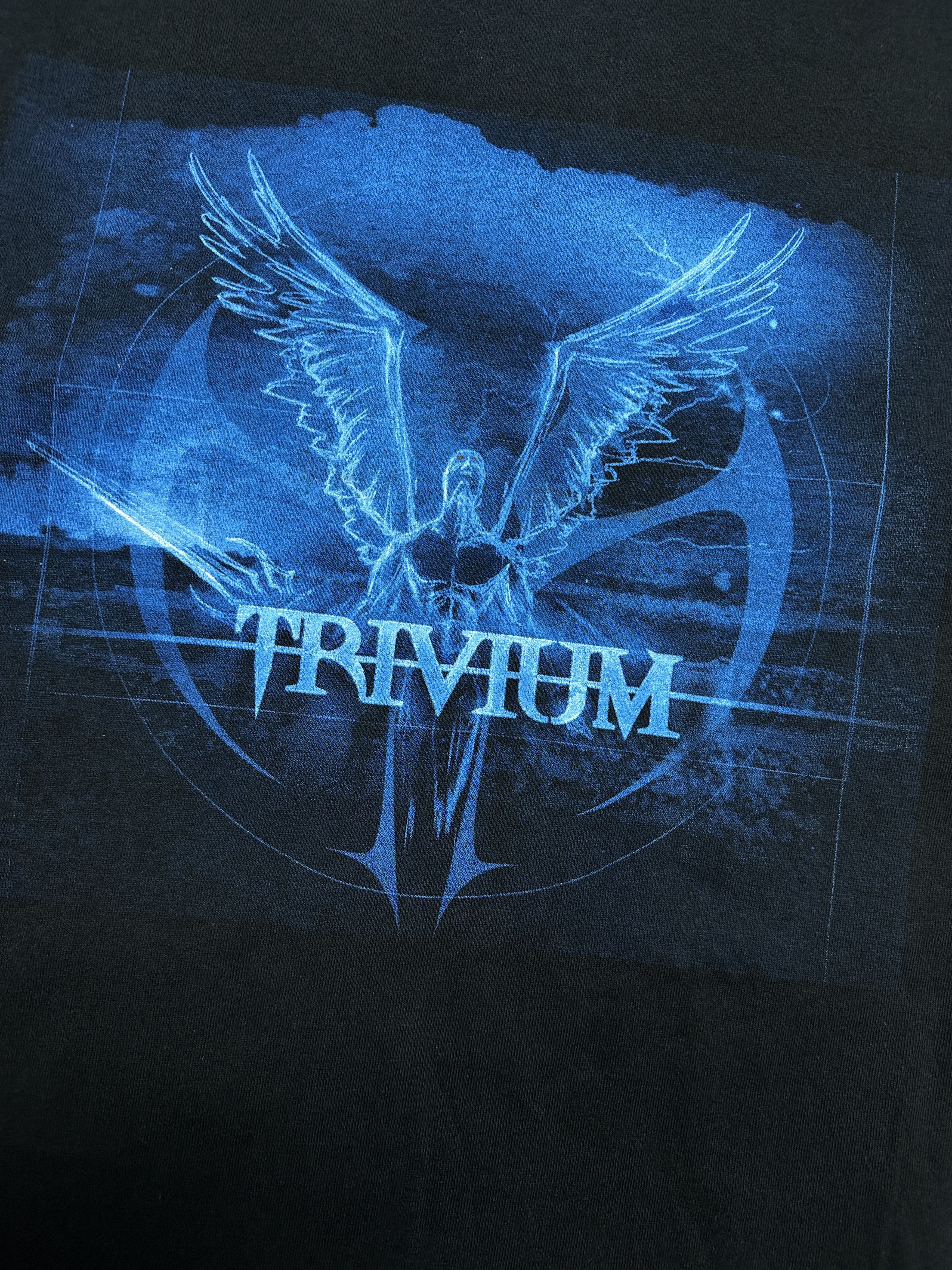 Band Tees × Vintage Trivium Vintage Mens Rock Band T-Shirt Size US L / EU 52-54 / 3 - 3 Thumbnail