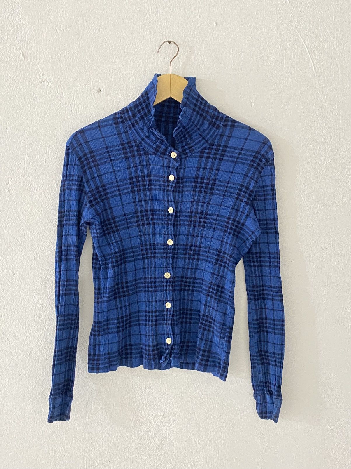 Pleats Please Issey Miyake Tsumori Chisato Pleated Button Ups Size M / US 6-8 / IT 42-44 - 1 Thumbnail