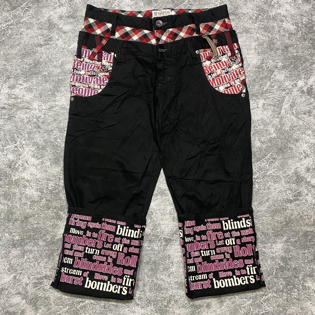 Japanese Brand Nylaus Roll Up Double Waist Pants Size US 30 / EU 46 - 1 Thumbnail