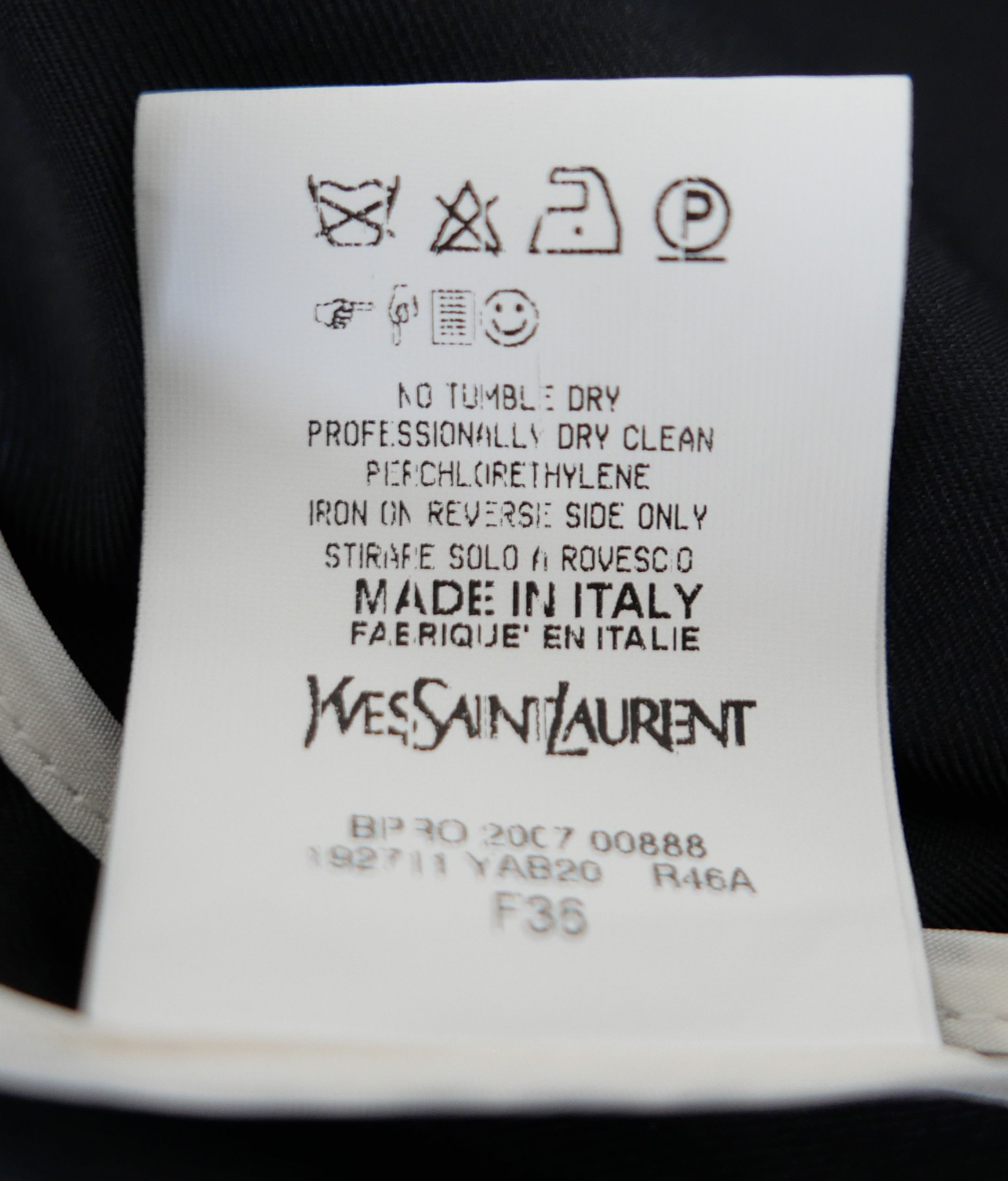Yves Saint Laurent Yves Saint Laurent Resort 2008 Pilati Rorschach Silk Dress Size XS / US 0-2 / IT 36-38 - 8 Thumbnail