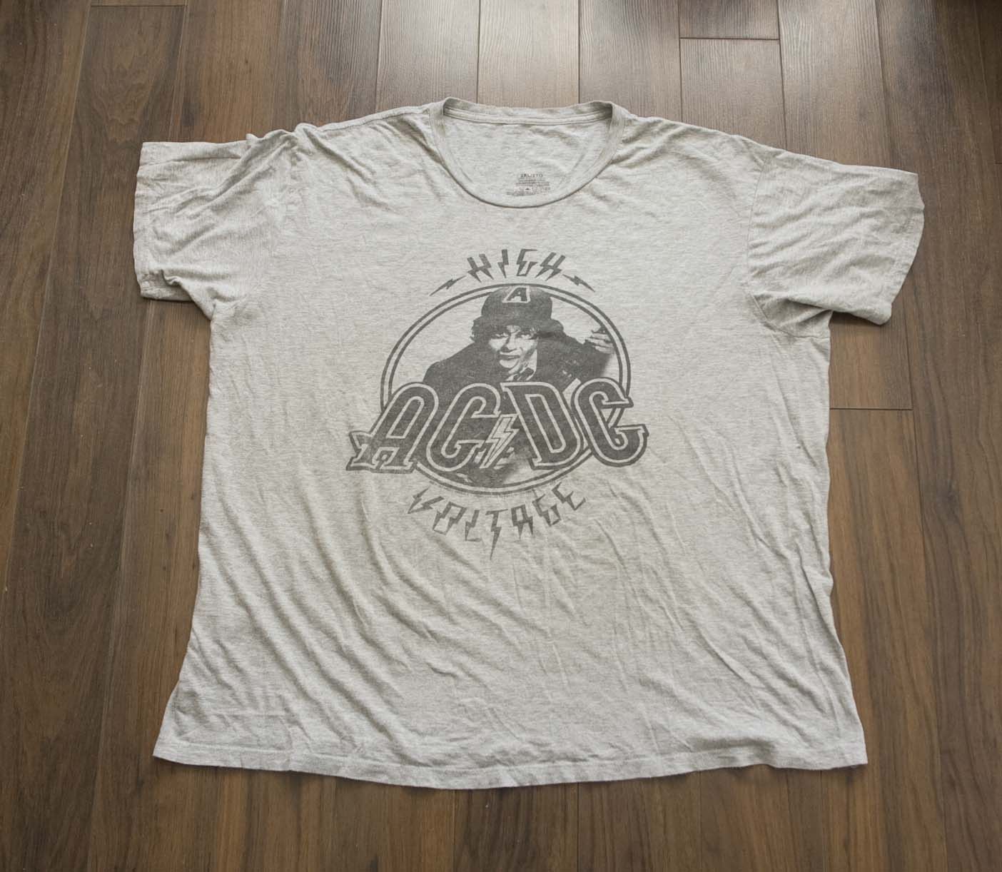 Band Tees AC/DC Angus Young T Shirt Size 2XL Voltage Gray Size US XXL / EU 58 / 5 - 1 Thumbnail