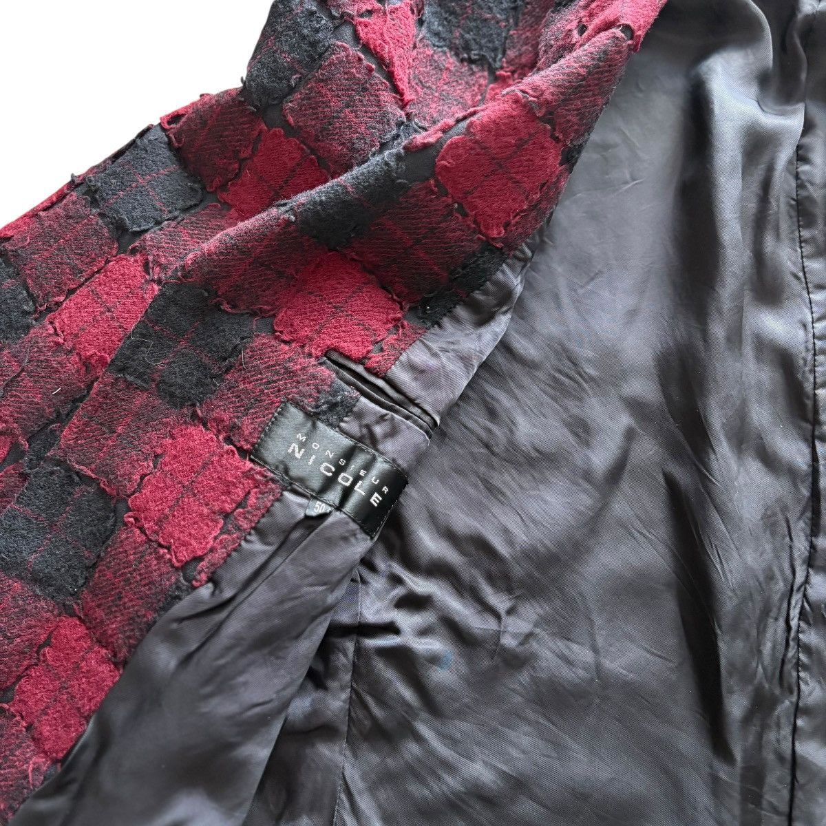 Takeo Kikuchi ARCHIVED DESIGNED TAKEO KIKUCHI Pacthed & Distressed Blazer Size 40R - 6 Thumbnail