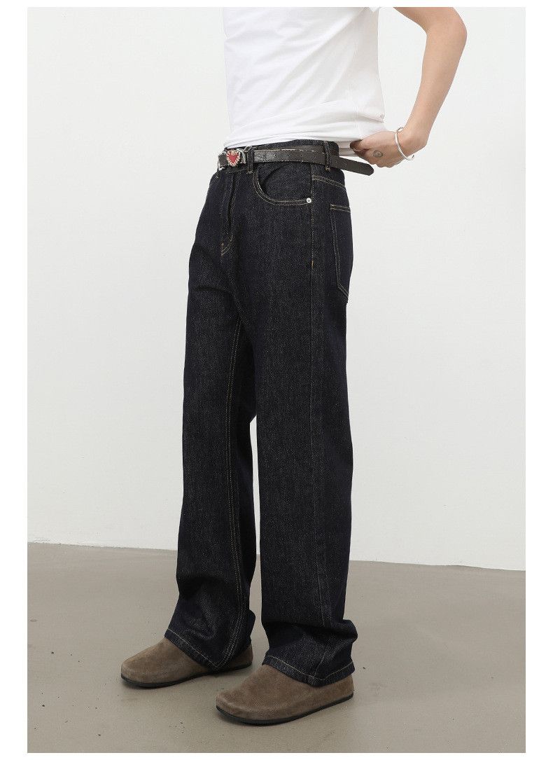 Jean Men's retro loose flared denim trousers Size US 32 / EU 48 - 4 Thumbnail