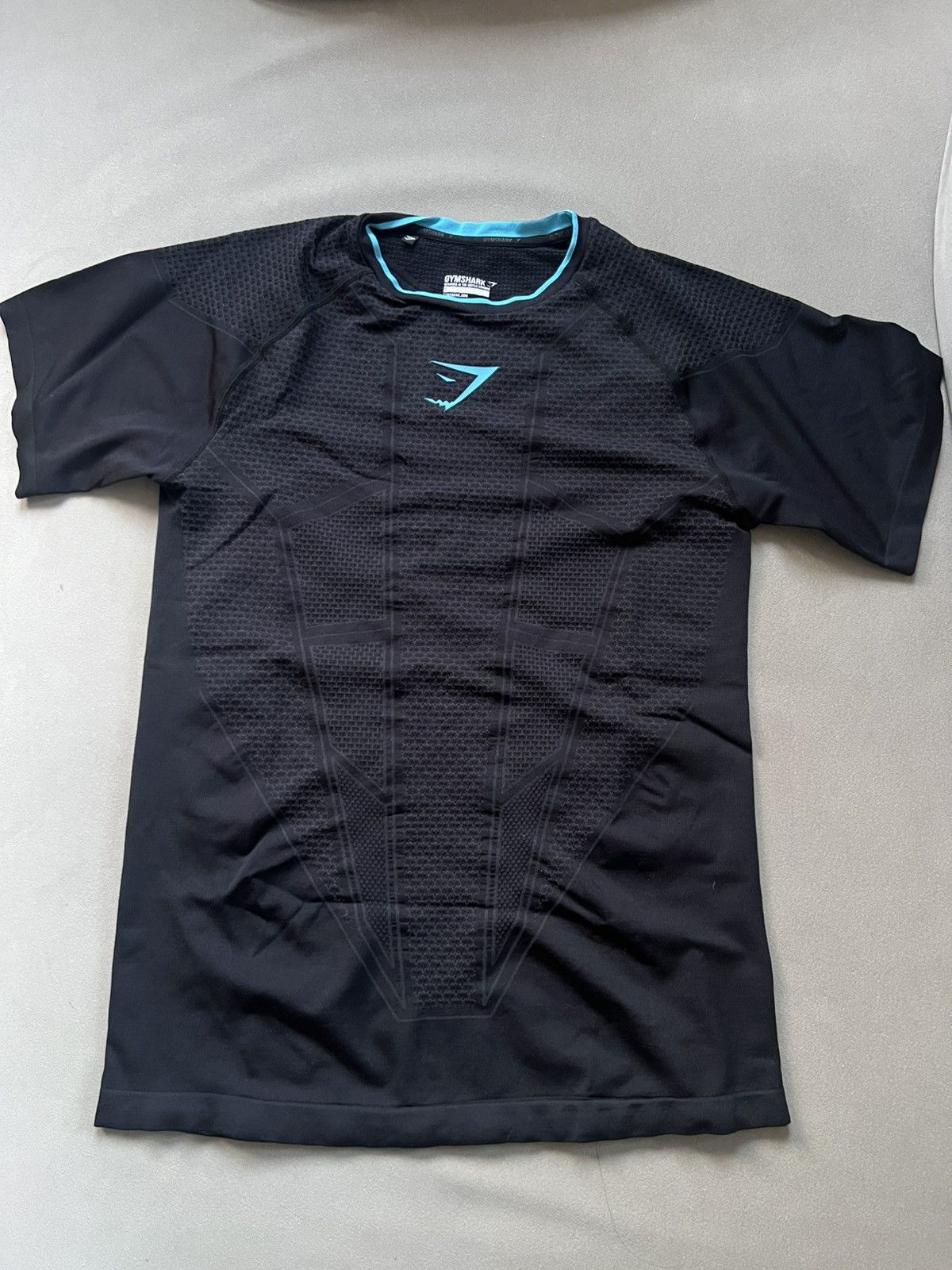 Gymshark Gymshark Onyx V5 5.0 Black/Blue T-Shirt David Laid (M