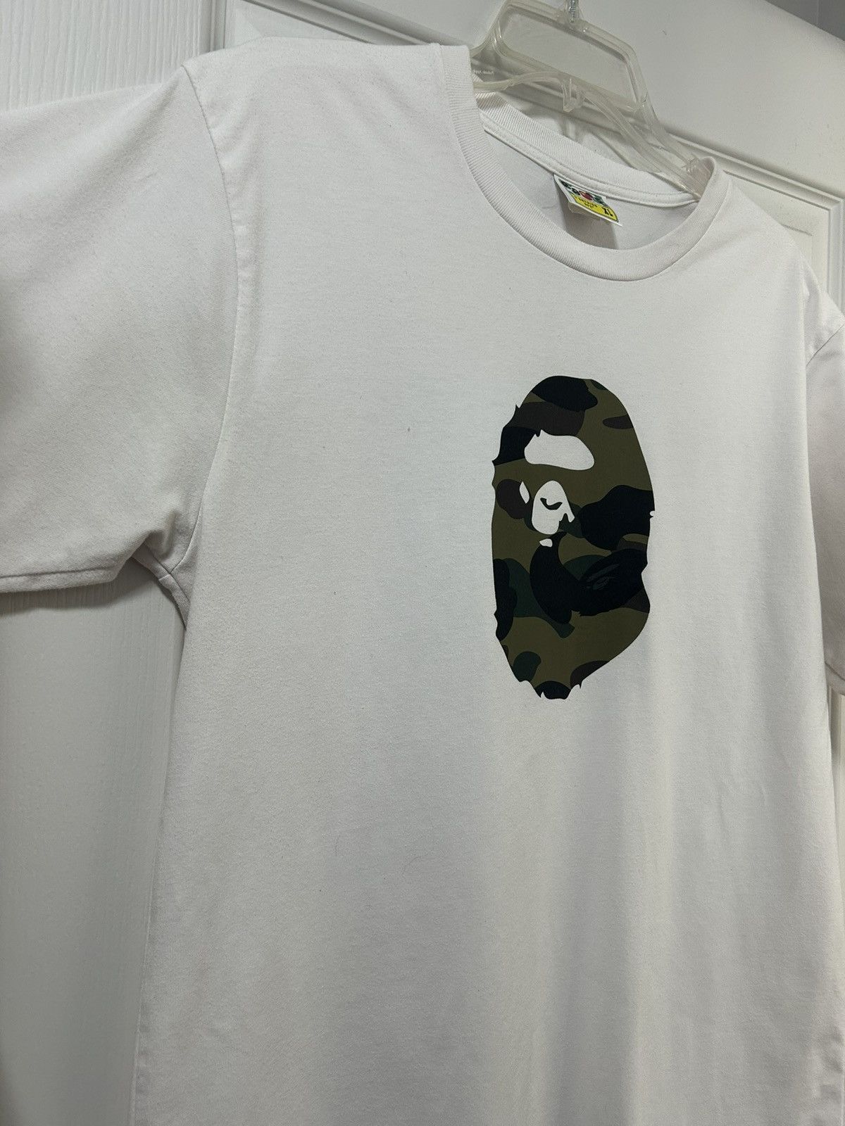 Bape White Bape Tee Size US XL / EU 56 / 4 - 2 Thumbnail