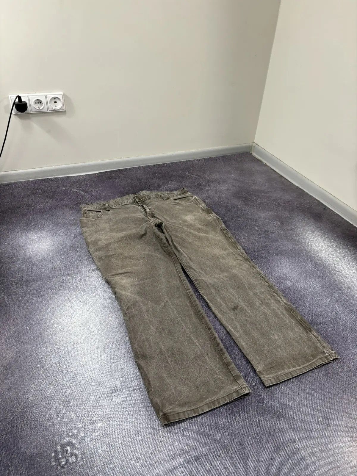 Dickies × Vintage Vintage Dickies USA Carpenter Khaki Work Hype Baggy Pants Size US 40 / EU 56 - 6 Thumbnail