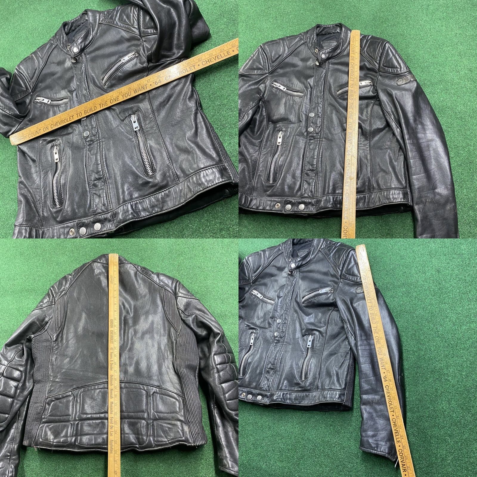 Vintage VINTAGE Hein Gericke Leather Jacket Mens M Black Motorcycle Jacket Hooded All Seasons Full Zip Casual 80s 90s USA Racing Riding Dancing? Size US M / EU 48-50 / 2 - 8 Thumbnail