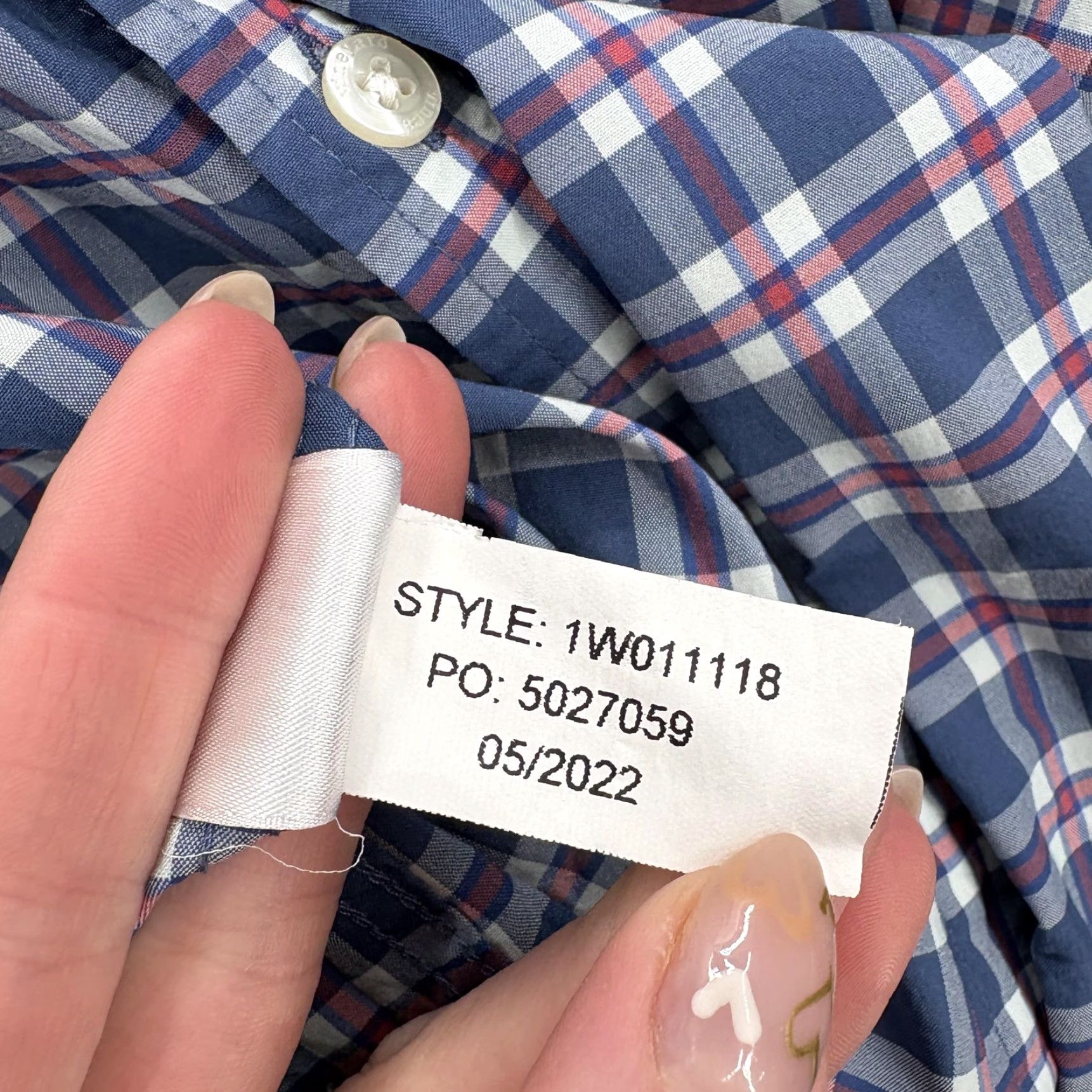 Vineyard Vines Vineyard Vines Shirt Mens XL Blue Plaid Performance Classic Stretch Button Down Shirt Size US XL / EU 56 / 4 - 6 Thumbnail