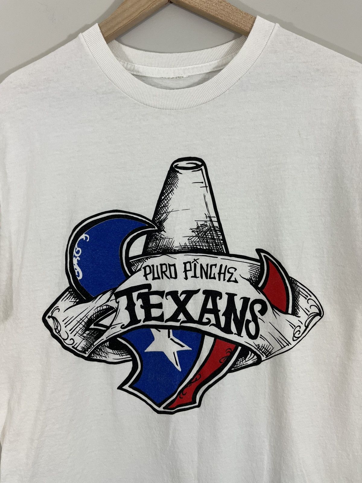 Vintage Pure Fucking Texans NFL Texas Football Tee Size US M / EU 48-50 / 2 - 2 Thumbnail