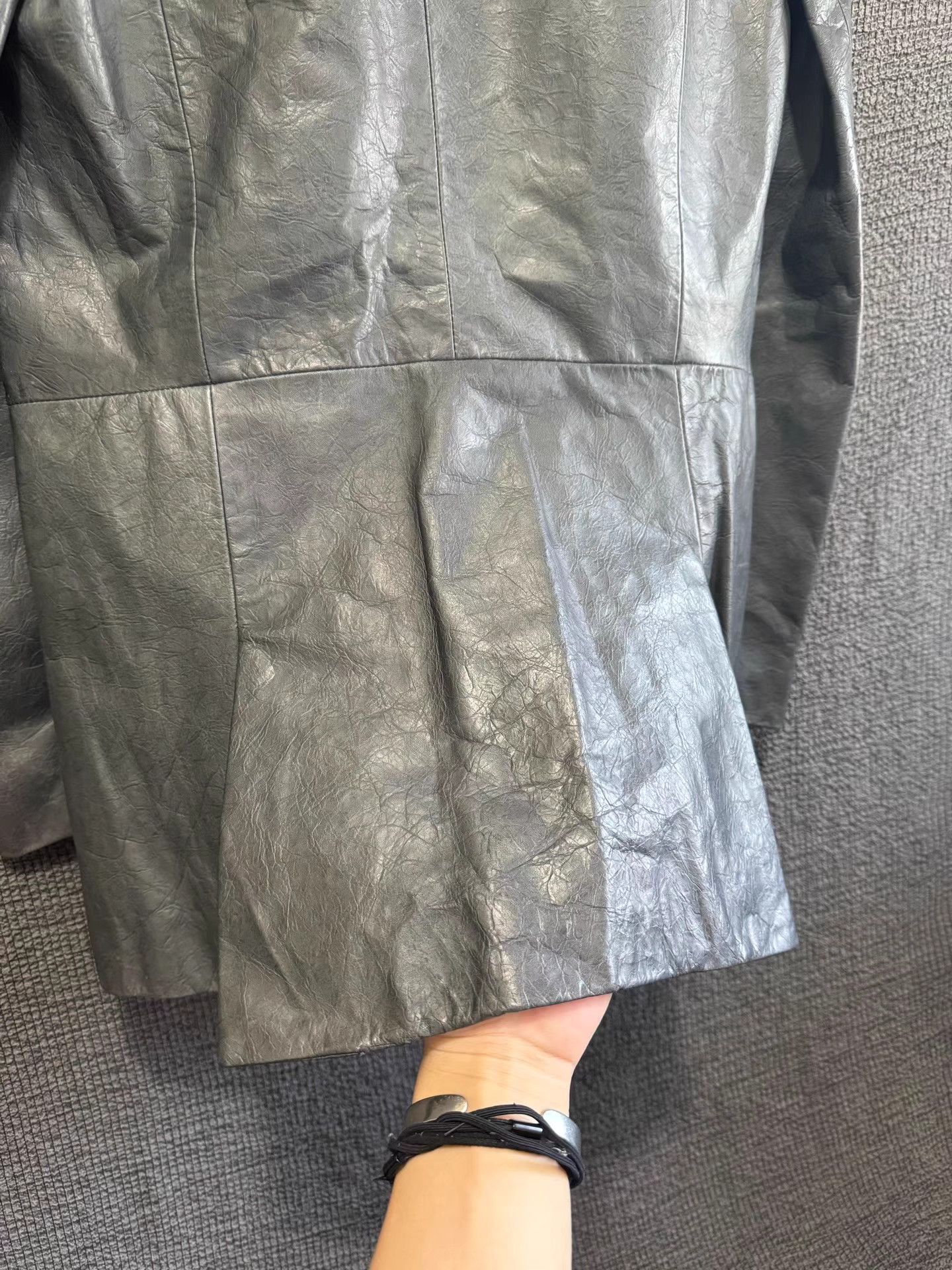 S/STERE SISTERE S/STERE 11SS embossed cowhide suit jacket Size US M / EU 48-50 / 2 - 8 Thumbnail