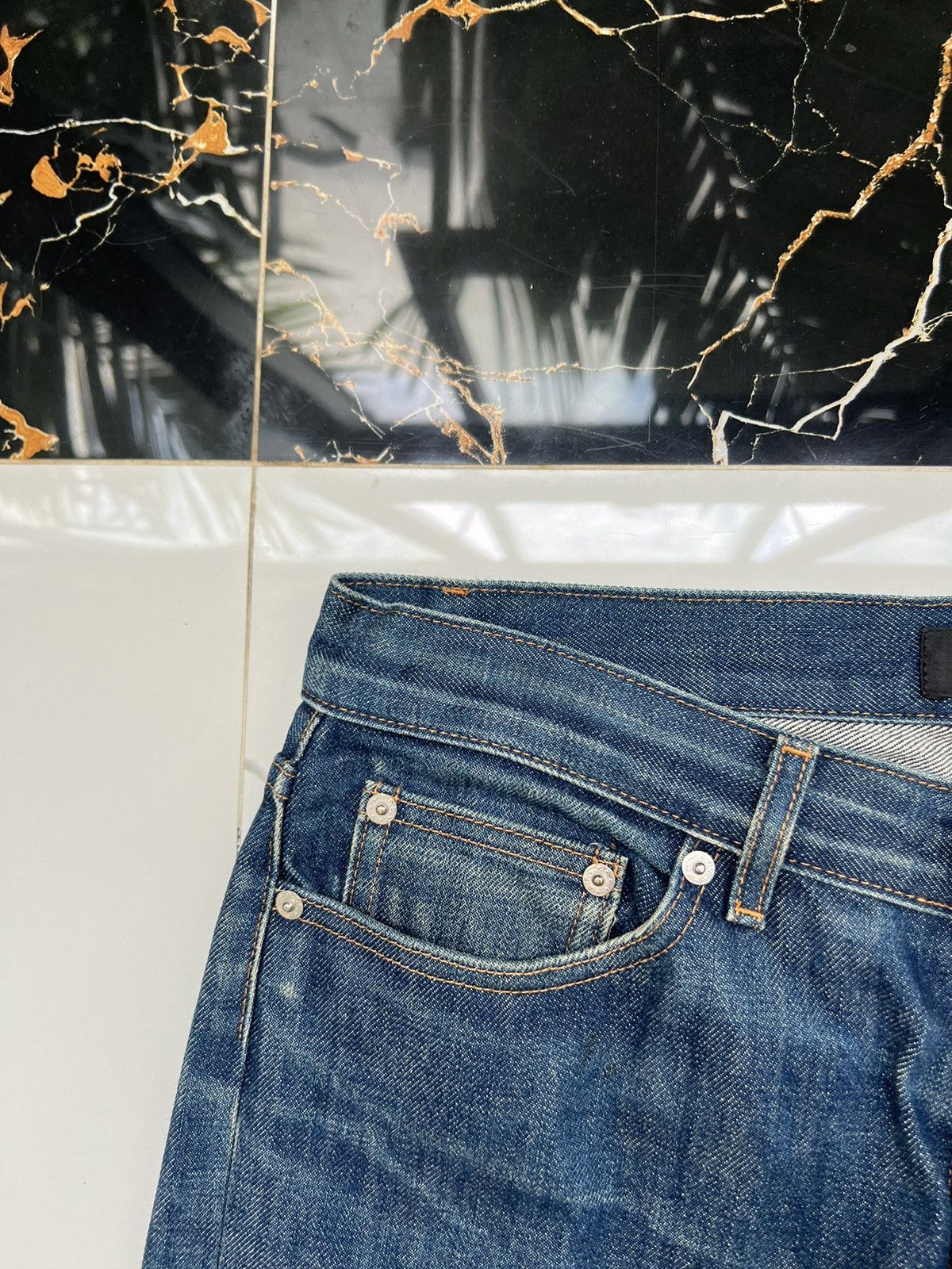 A.P.C. × Vintage 90’s APC NEW CURE H SLIM JEANS Y2K Size US 30 / EU 46 - 4 Thumbnail
