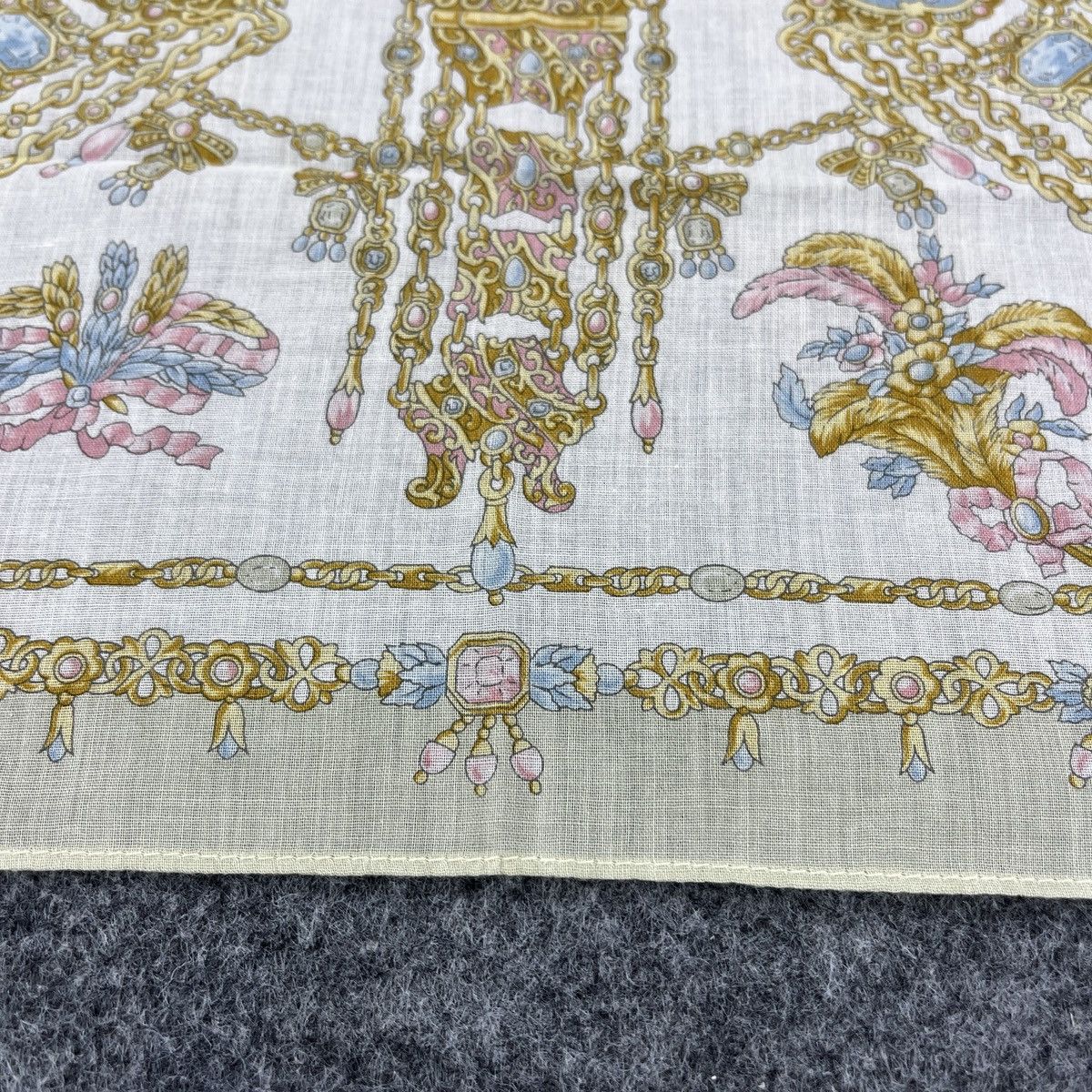 Lancel × Vintage Lancel Handkerchief / Bandana / Neckerchief B534 Size ONE SIZE - 5 Thumbnail