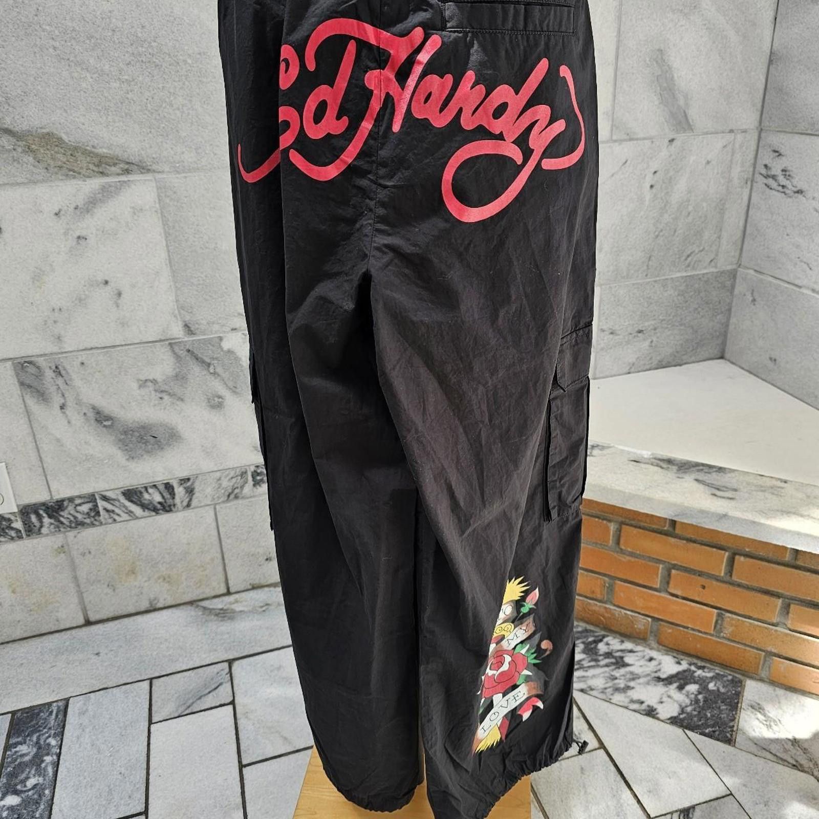 Ed Hardy Ed Hardy Women's Black Pants Size 30" / US 8 / IT 44 - 1 Thumbnail