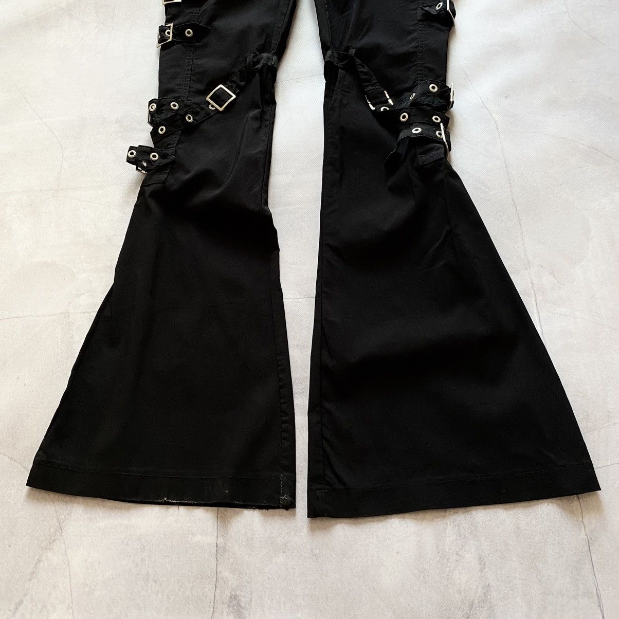 Cop Copine Y2K Punk Strap Opium Bootcut Pants Hysteric Glamour Style Size 32" / US 10 / IT 46 - 10 Thumbnail