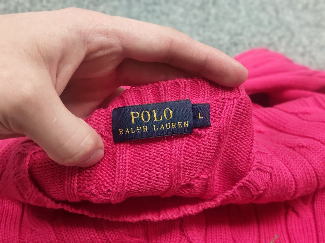 Polo Ralph Lauren Polo Ralph Lauren Cable-Knit textured Sweater Vintage Y2K Size L / US 10 / IT 46 - 11 Thumbnail