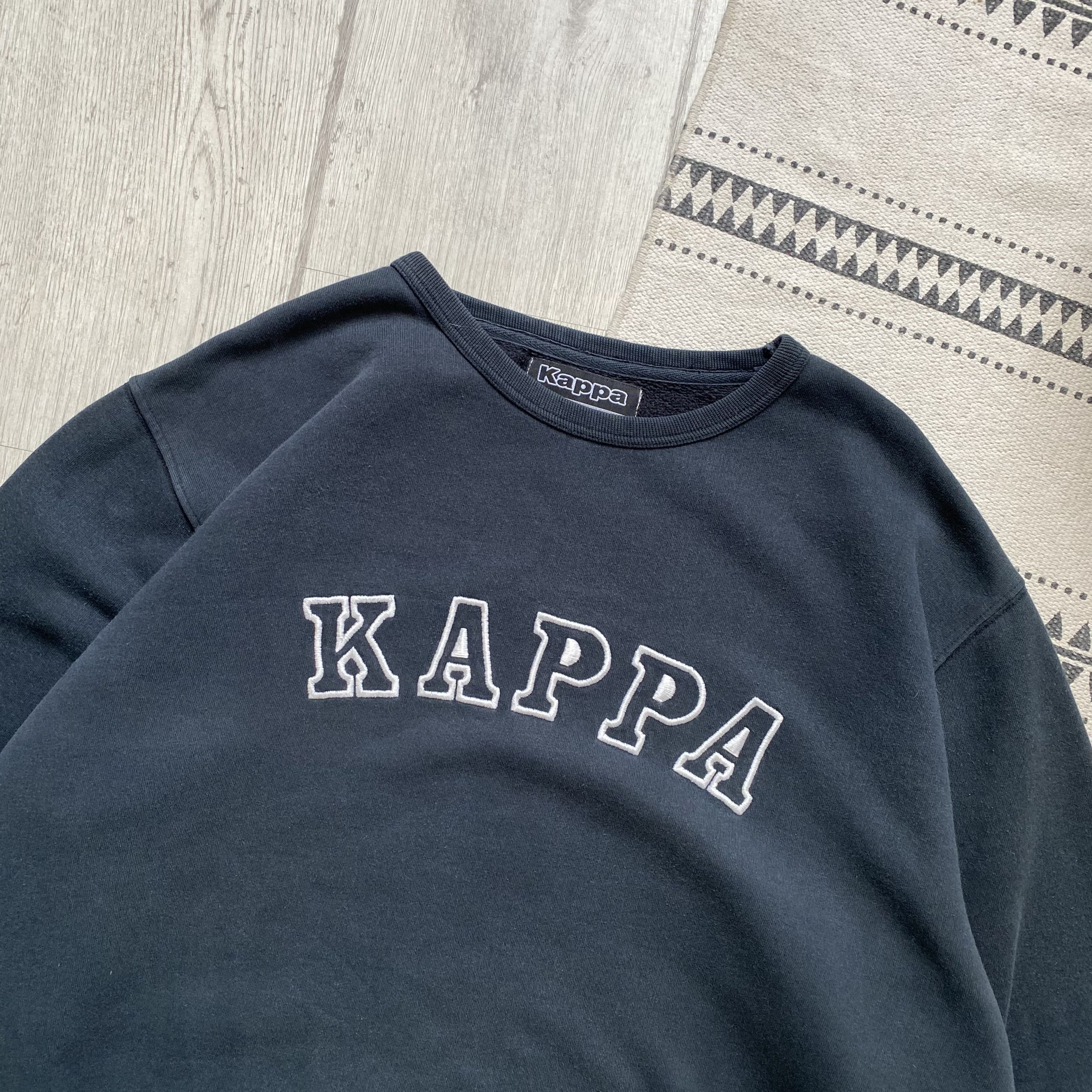 Kappa 90s Kappa Vintage Faded Boxy Sweatshirt Big Logo Y2K Size US L / EU 52-54 / 3 - 3 Thumbnail