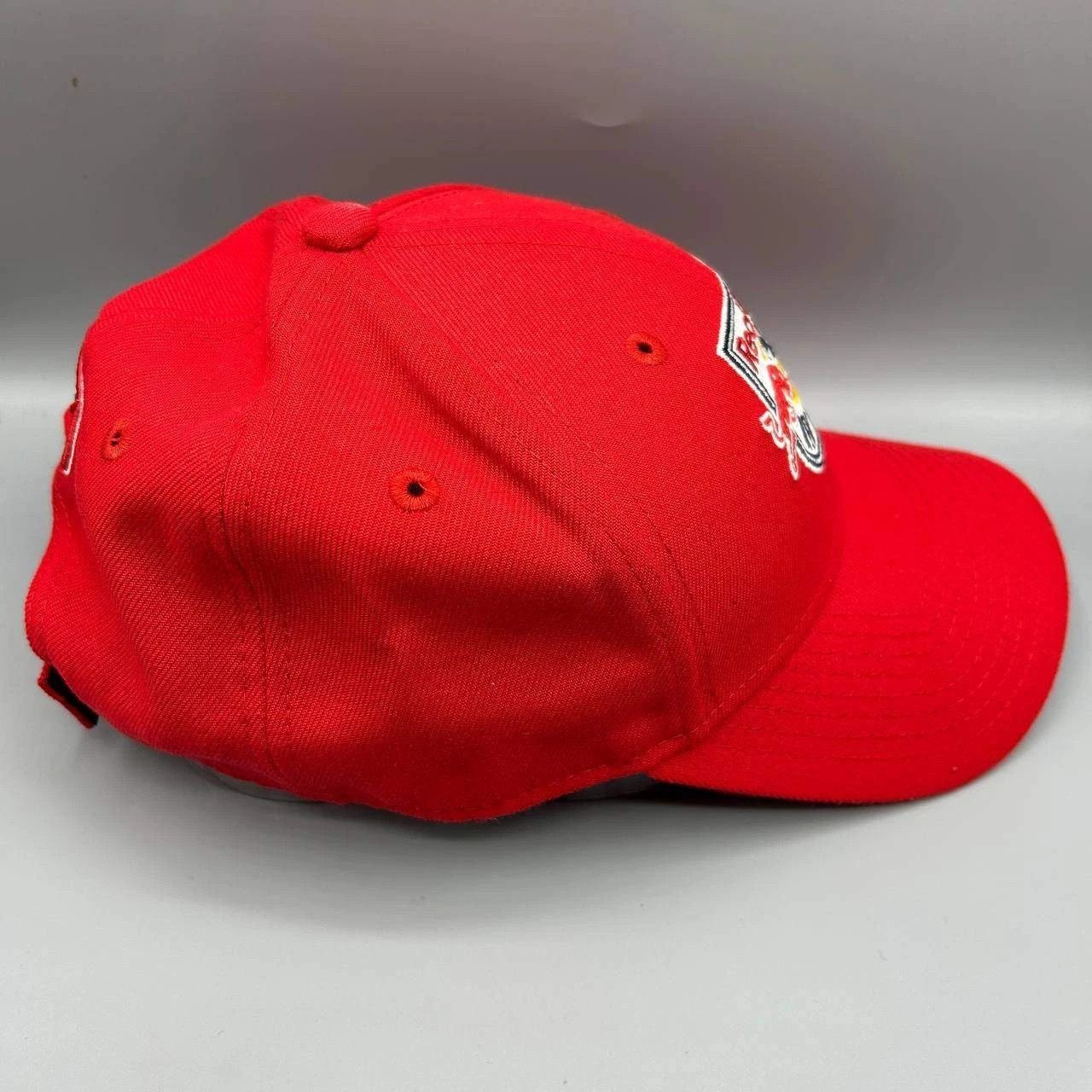 New Era New York Red Bulls Hat Men Red Embroidered MLS Strap Back Size ONE SIZE - 2 Thumbnail