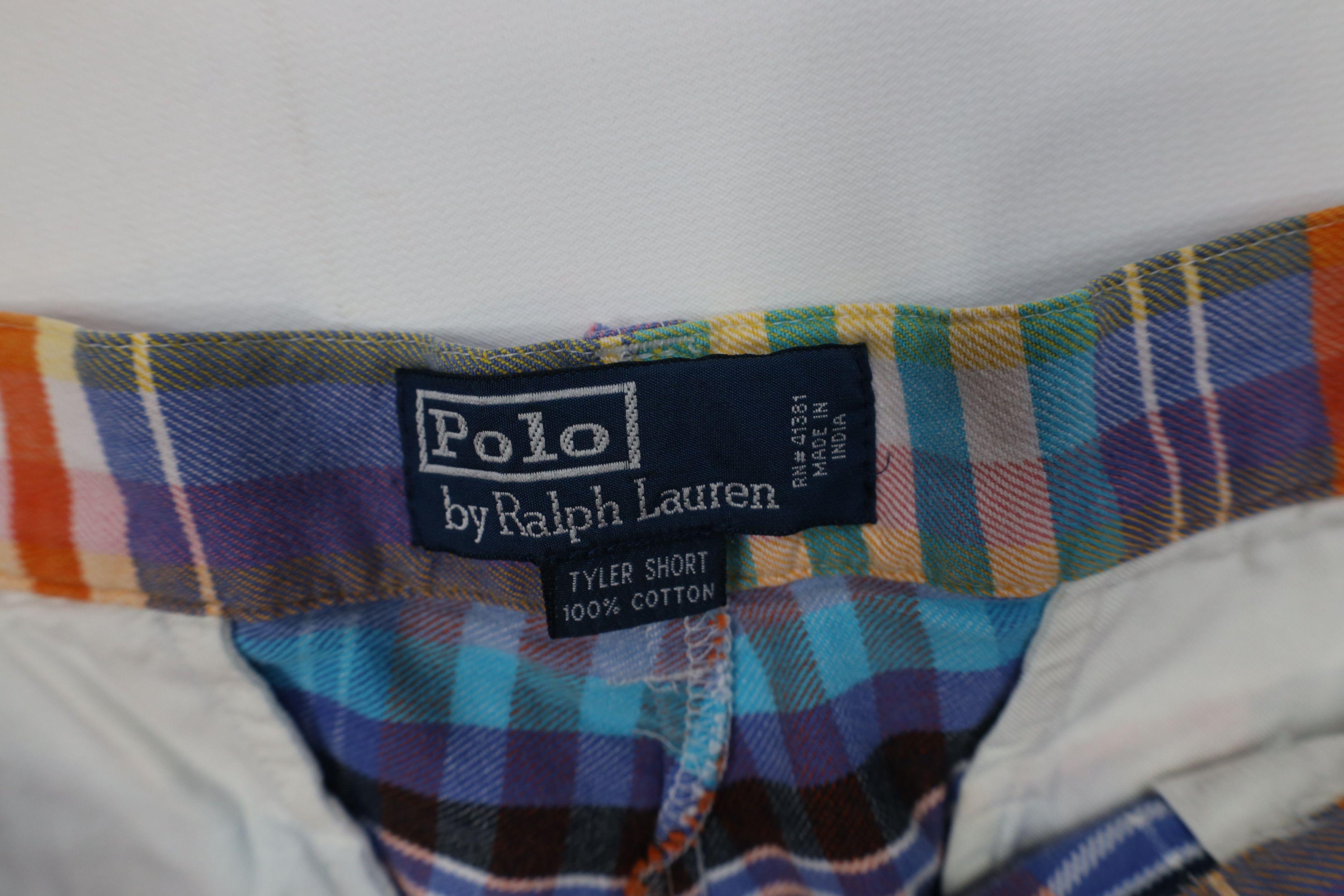 Ralph Lauren Vintage 90s Ralph Lauren Madras Plaid Flannel Chino Shorts Size US 38 / EU 54 - 6 Thumbnail