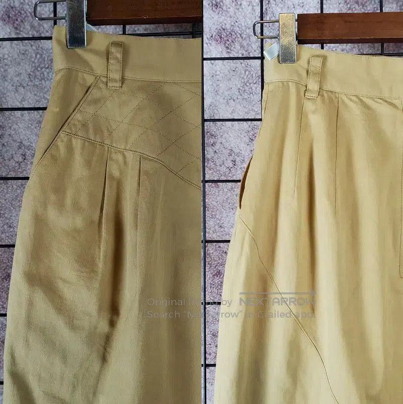 Dior Dior Summer Khaki Cotton Skirt in Size S . Size 22" - 4 Thumbnail