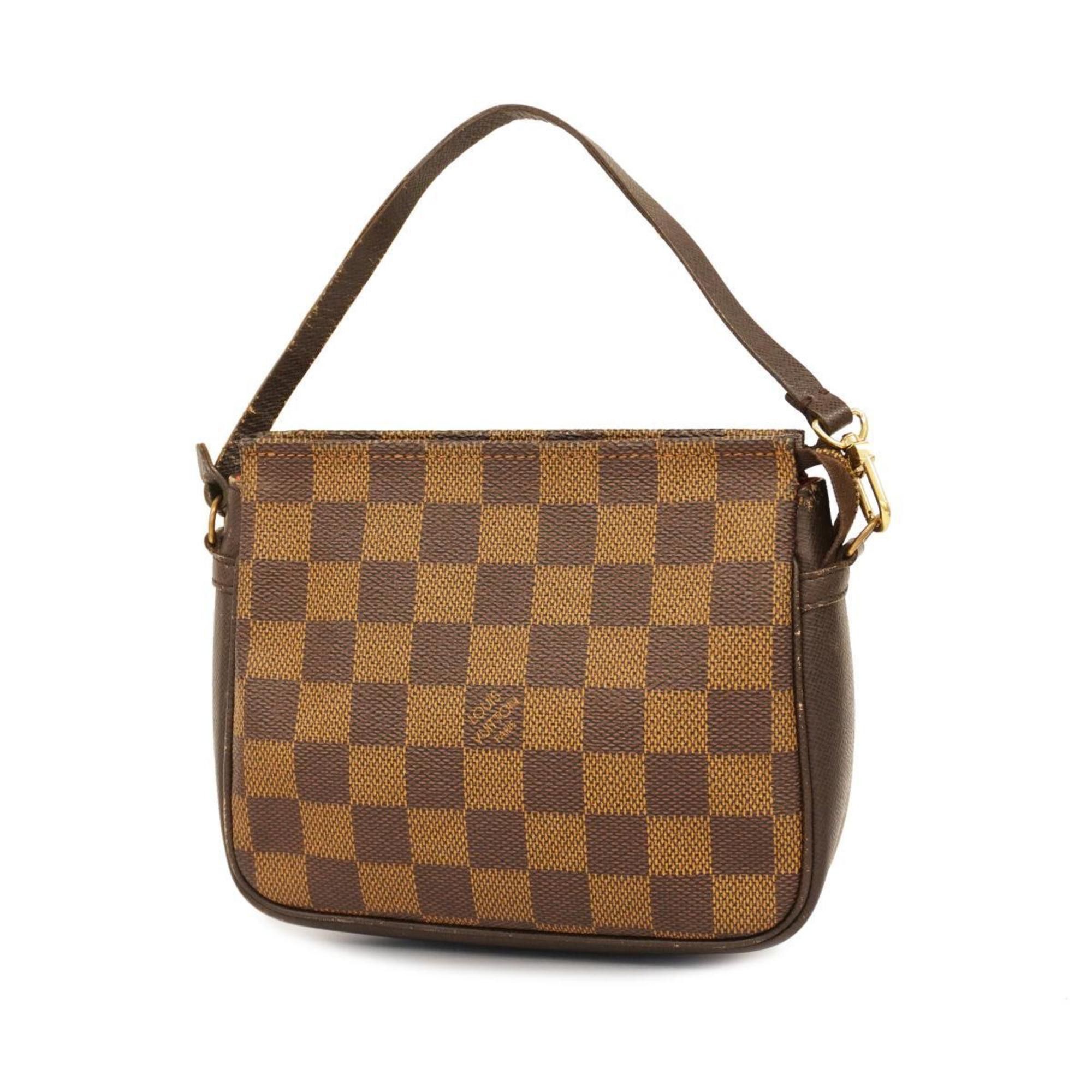 image of Louis Vuitton Pouch Damier Truth Makeup N51982 Ebene Ladies, Women's