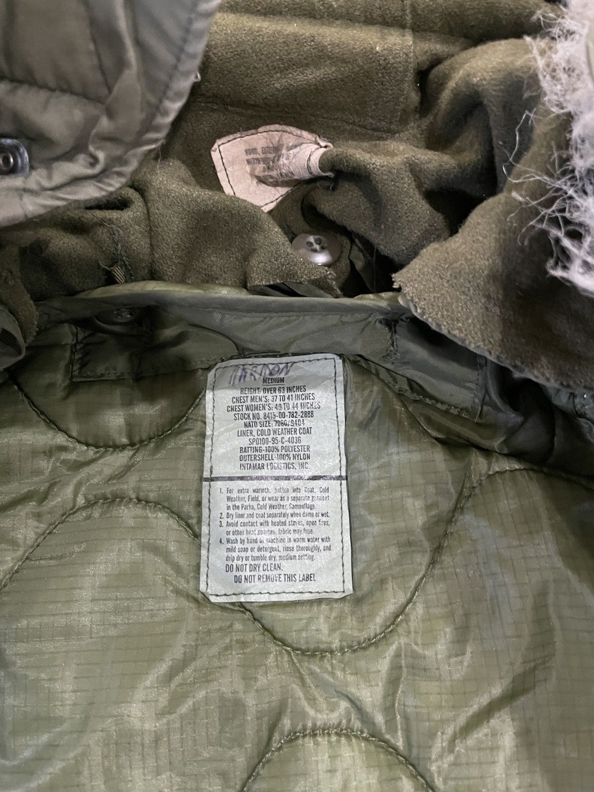 Vintage Parka M65 US Army M-1965 Size US S / EU 44-46 / 1 - 11 Thumbnail
