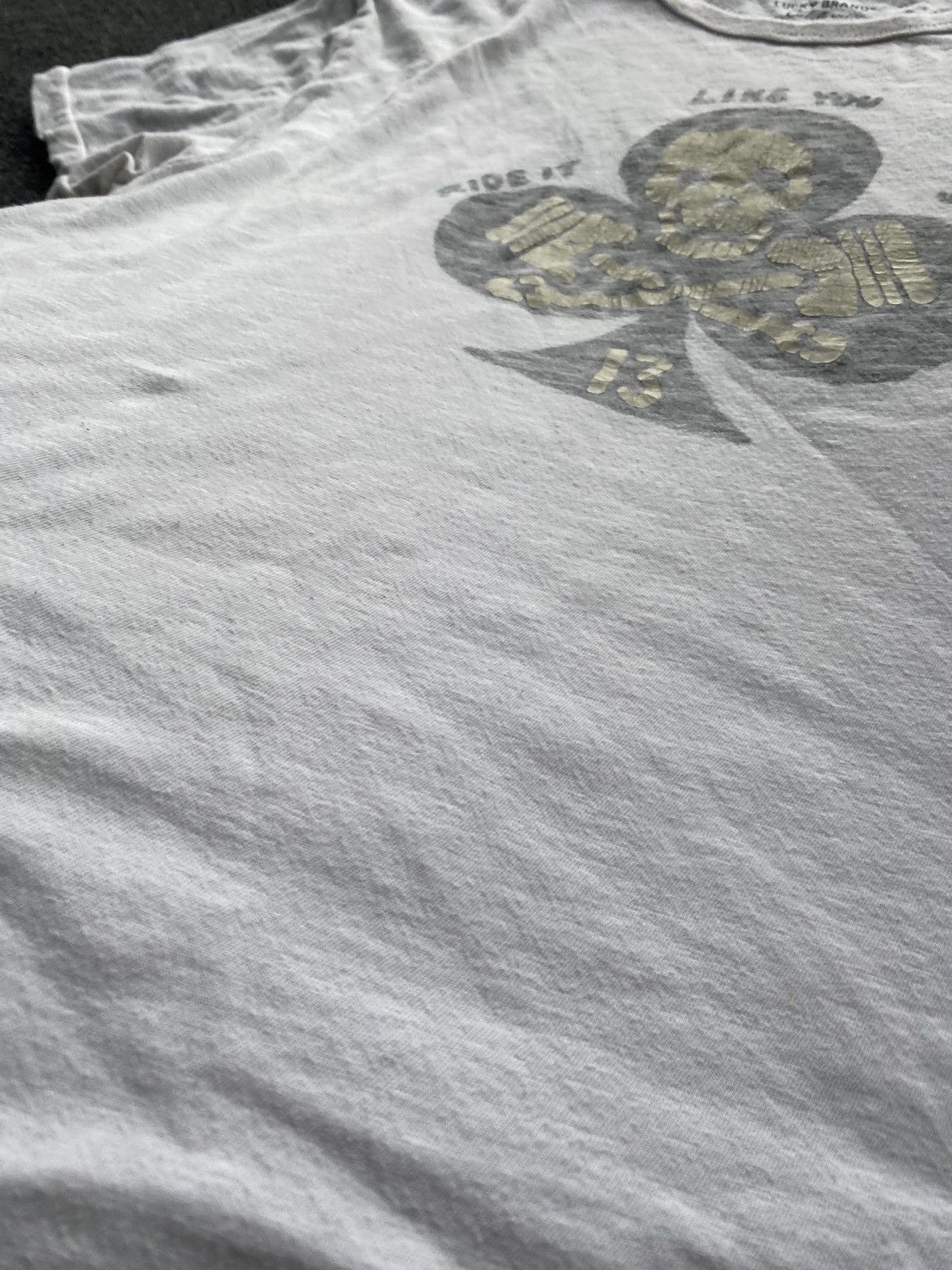 Lucky Brand 🔥Lucky Brand California Moto Racing Skull white tee L Size US L / EU 52-54 / 3 - 10 Thumbnail