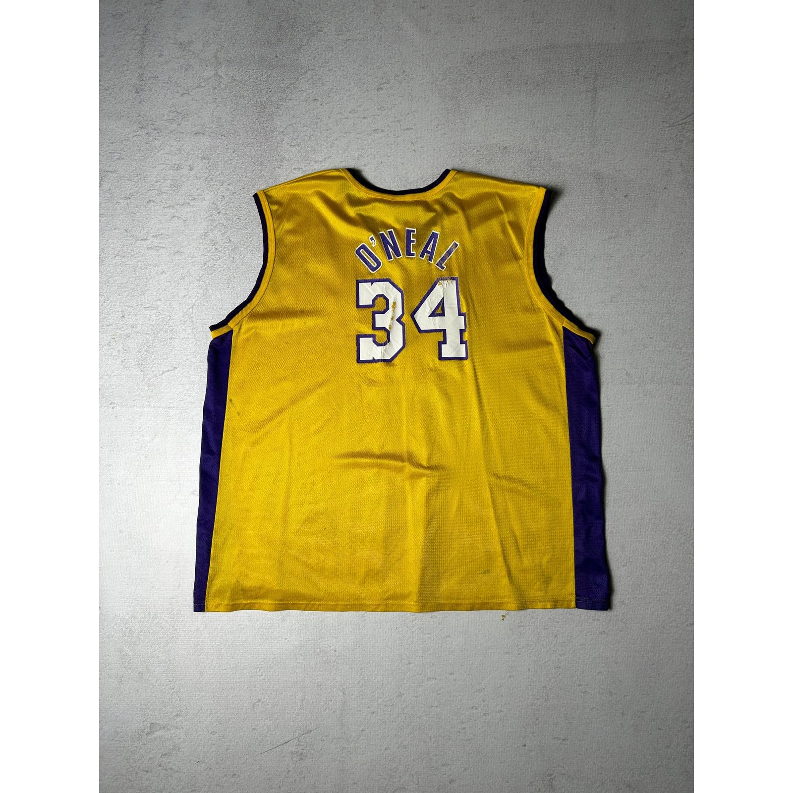 NBA Vintage 90s NBA Los Angeles Lakers O'Neal Jersey - Men's 2XL Size US M / EU 48-50 / 2 - 2 Thumbnail