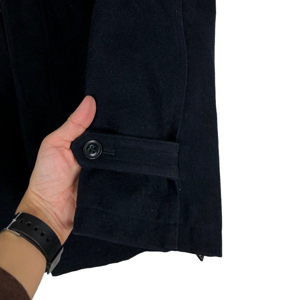 Issey Miyake 🔥VINTAGE BONDAGE DOUBLE COLLAR BIKER JACKET TETE HOMME Size US L / EU 52-54 / 3 - 15 Thumbnail