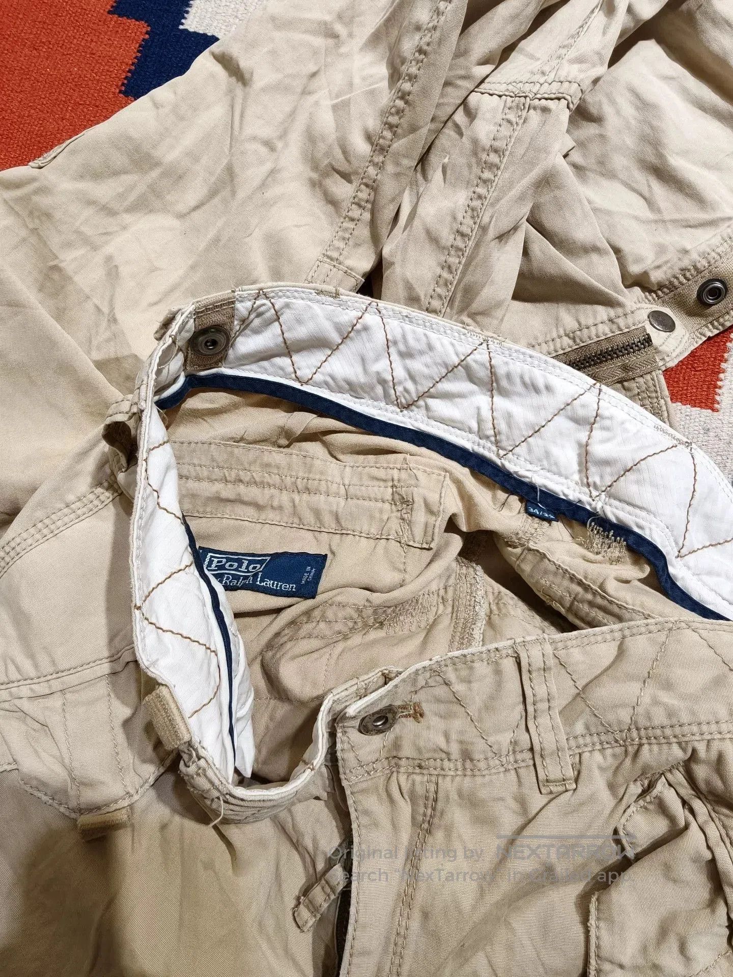 VINNY's Vintage Ralph Lauren Cargo Pants. Size US 34 / EU 50 - 6 Thumbnail