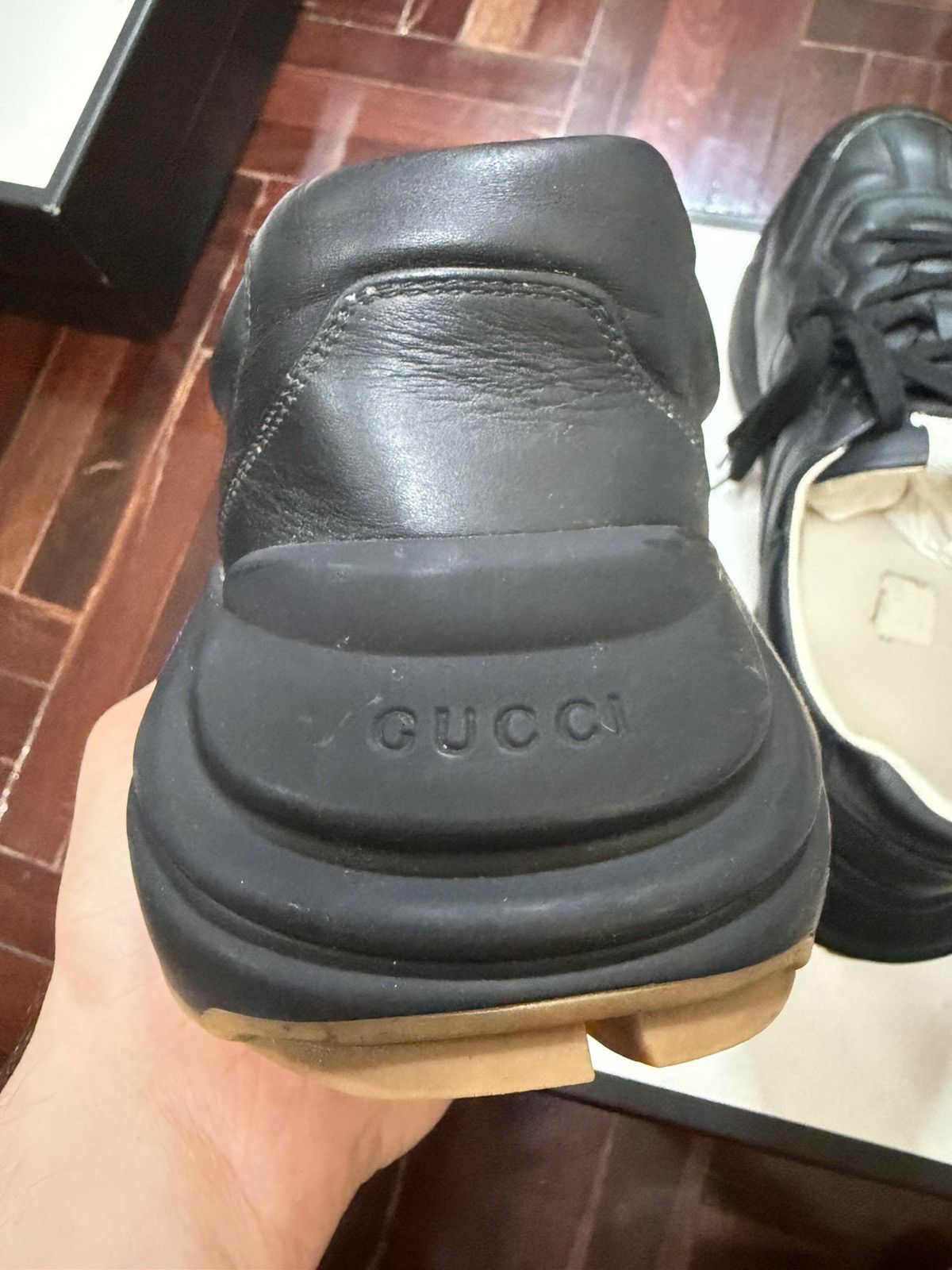 Gucci Gucci Rhyton Leather Sneakers Size US 10 / EU 43 - 6 Thumbnail