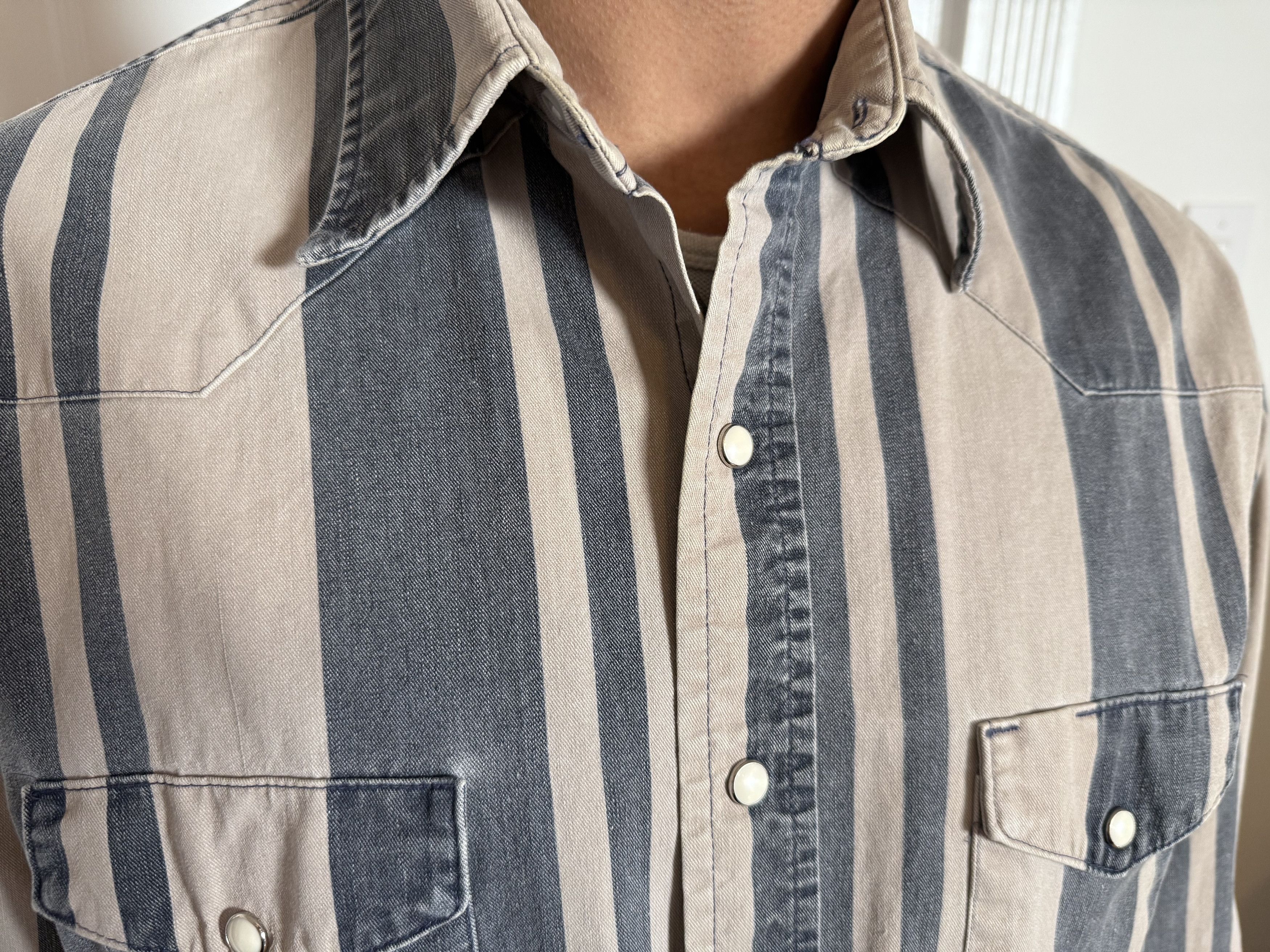 Wrangler Vintage Brushpopper Western Shirt Size US XL / EU 56 / 4 - 5 Thumbnail