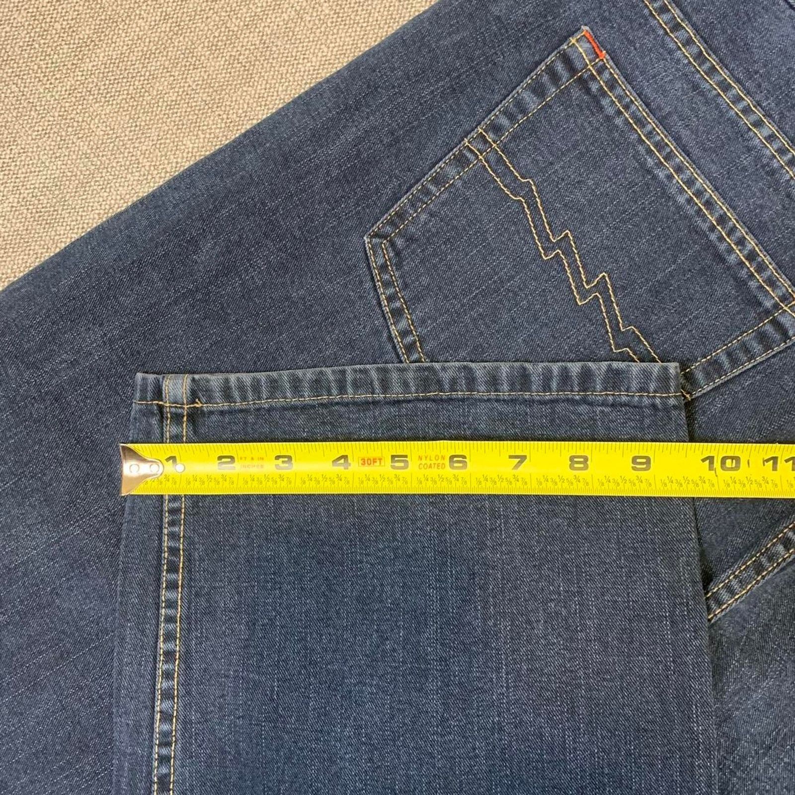 Cougar Y2K 90s Baggy Wide Leg Denim Jeans Size US 36 / EU 52 - 8 Thumbnail