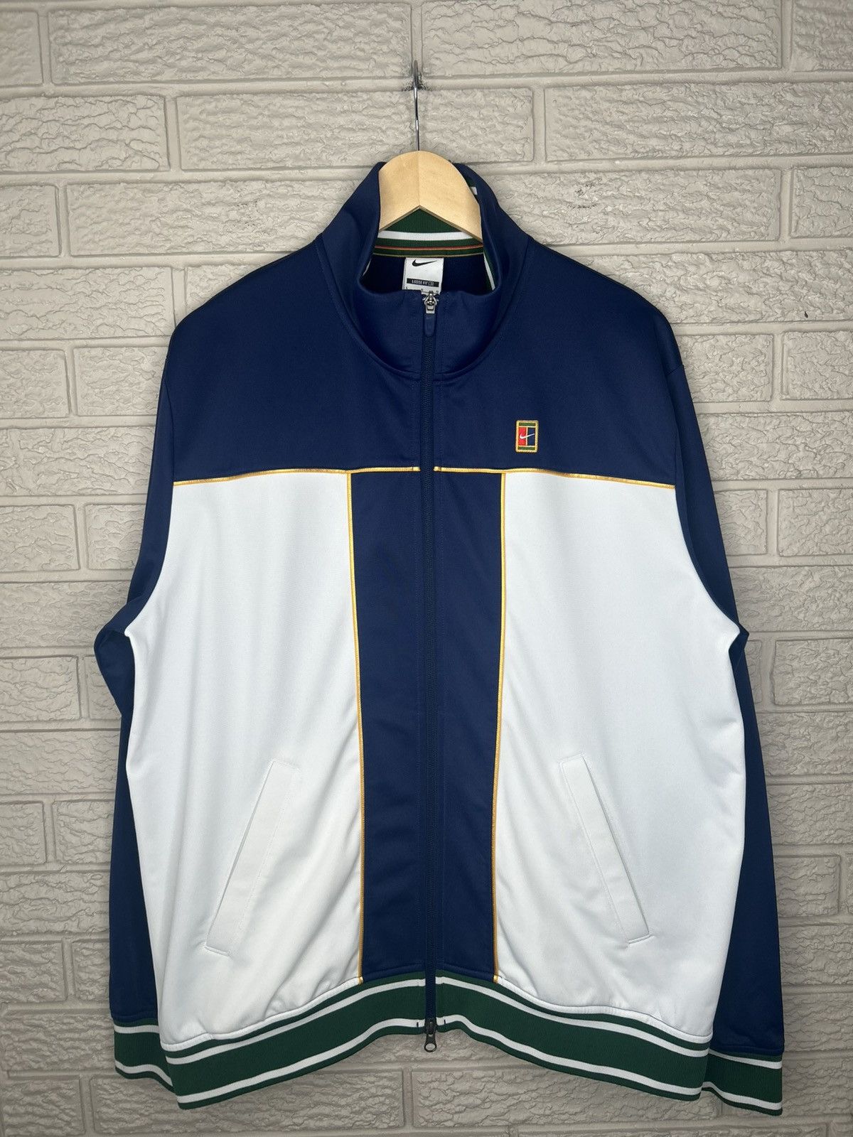 Nike Nike Court Heritage Full Zip Tennis Jacket Size US L / EU 52-54 / 3 - 1 Thumbnail