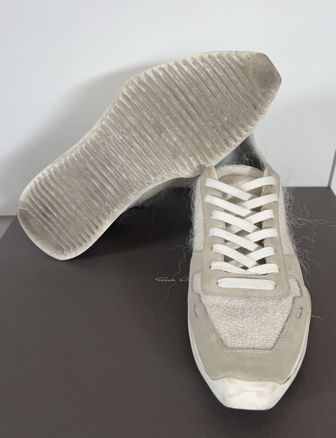 Rick Owens Rick Owens FW18 Sisyphus Oblique runners Size US 9 / EU 42 - 8 Thumbnail
