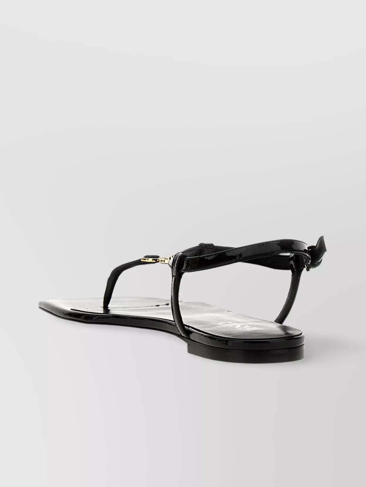 Versace o1y0226 Leather Sandals in Black Size US 8.5 / IT 38.5 - 3 Thumbnail