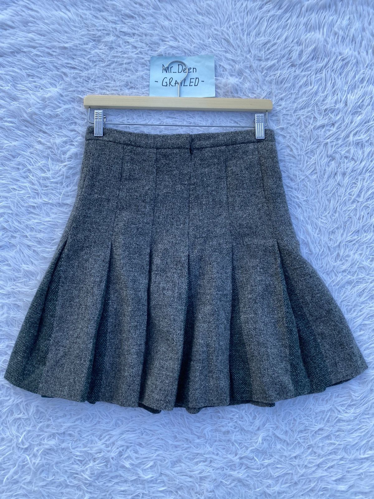 A.P.C. Rare Vintage A.P.C Wool Box Pleated Skirt Size 28" / US 6 / IT 42 - 1 Thumbnail
