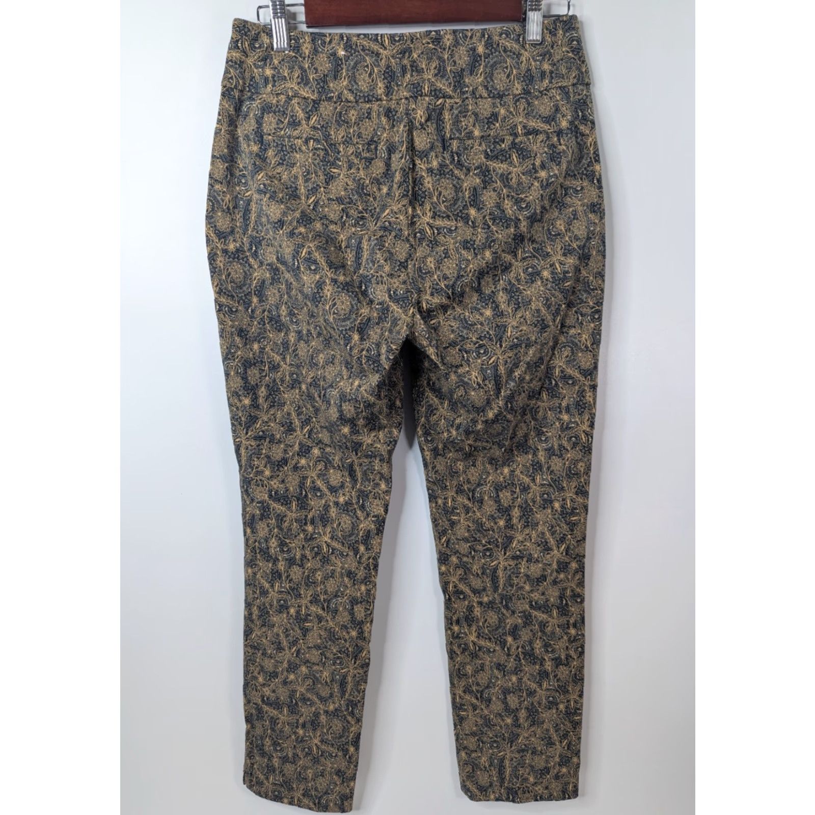 Soft Surroundings Soft Surroundings Pants Skinn y Ankle Small Floral Pull On Multicolor 90s? Size 28" / US 6 / IT 42 - 3 Thumbnail